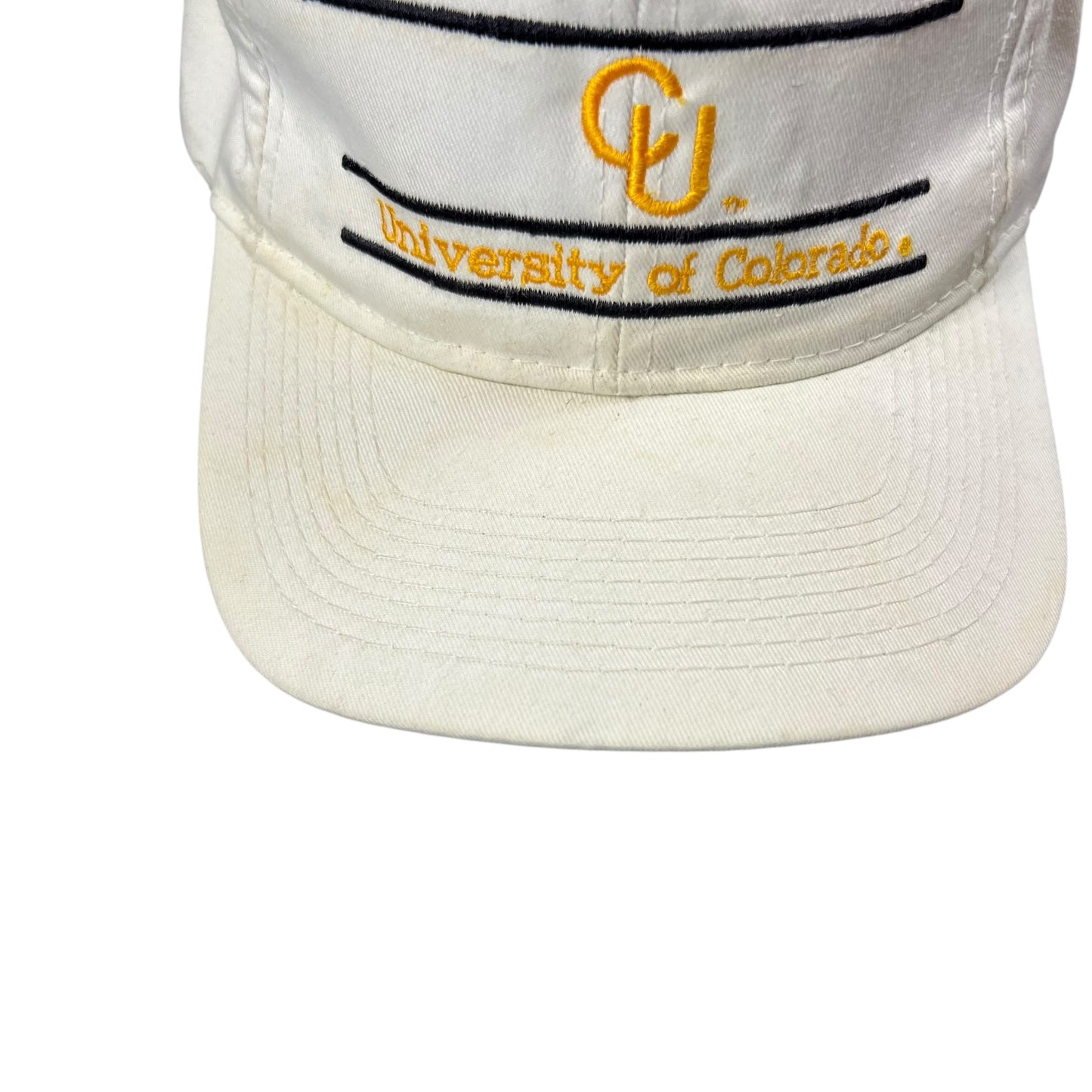 Vintage 90s The Game University of Colorado Buffaloes split bar SnapBack