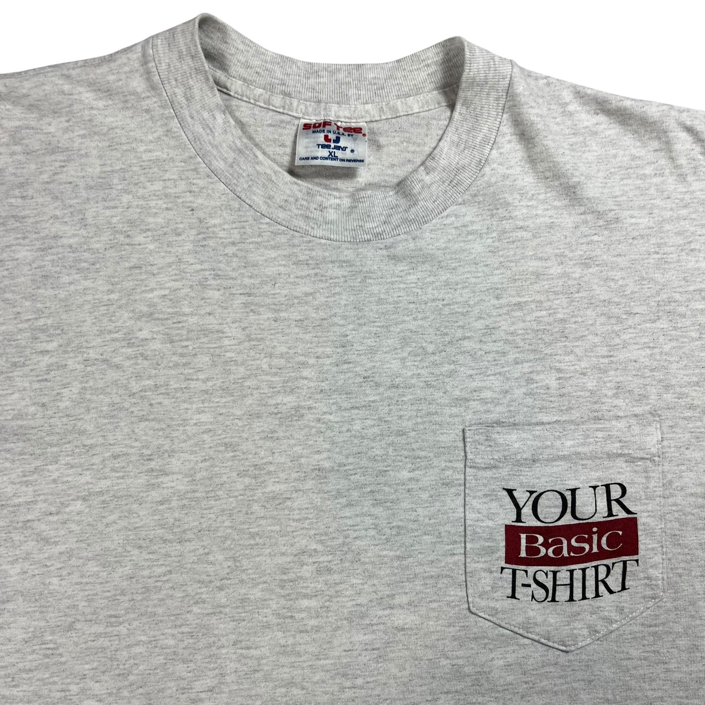 Vintage 90s Your Basic T-Shirt pocket tee (XL)