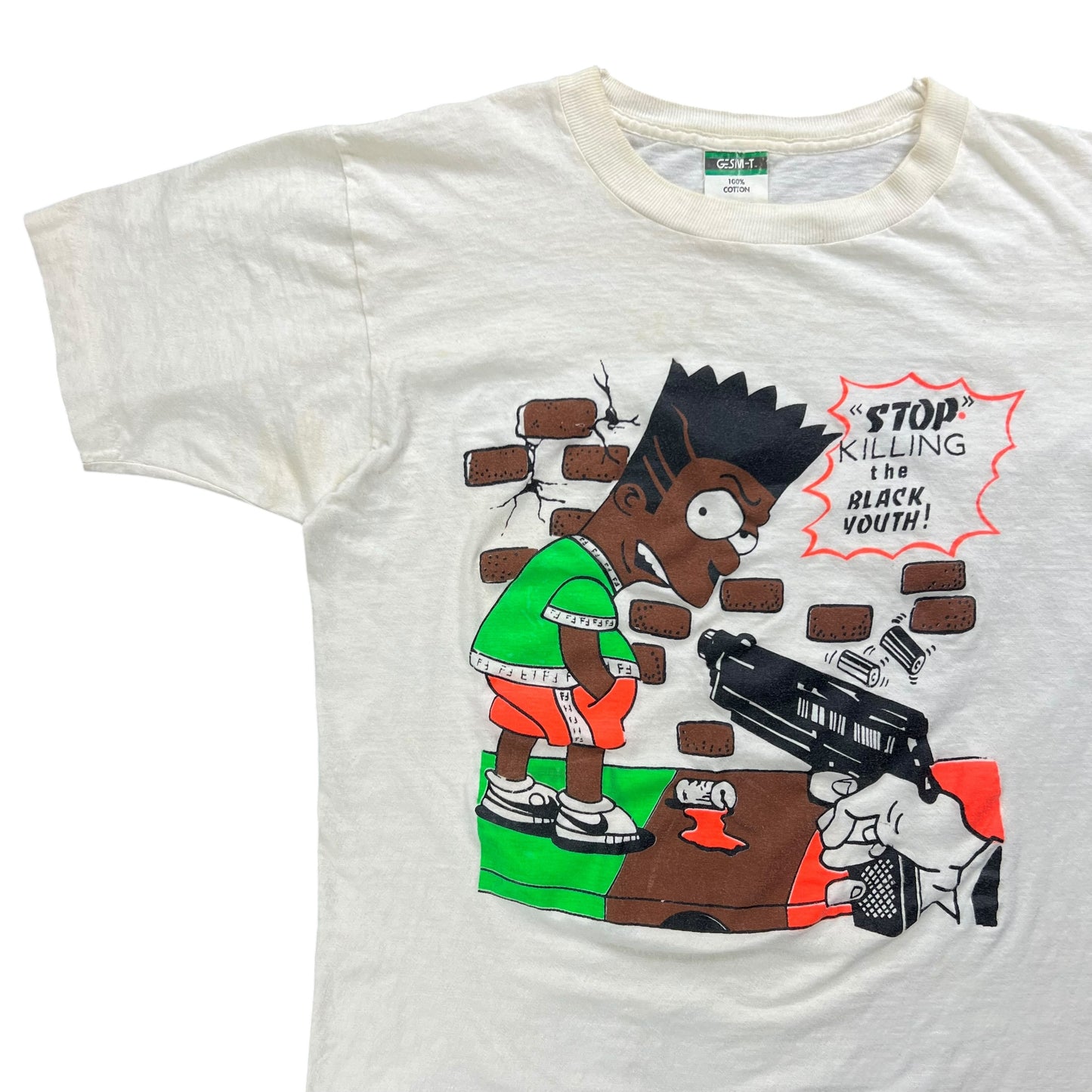 Vintage 90s Black Bart “Stop Killing the Black Youth” tee (M)