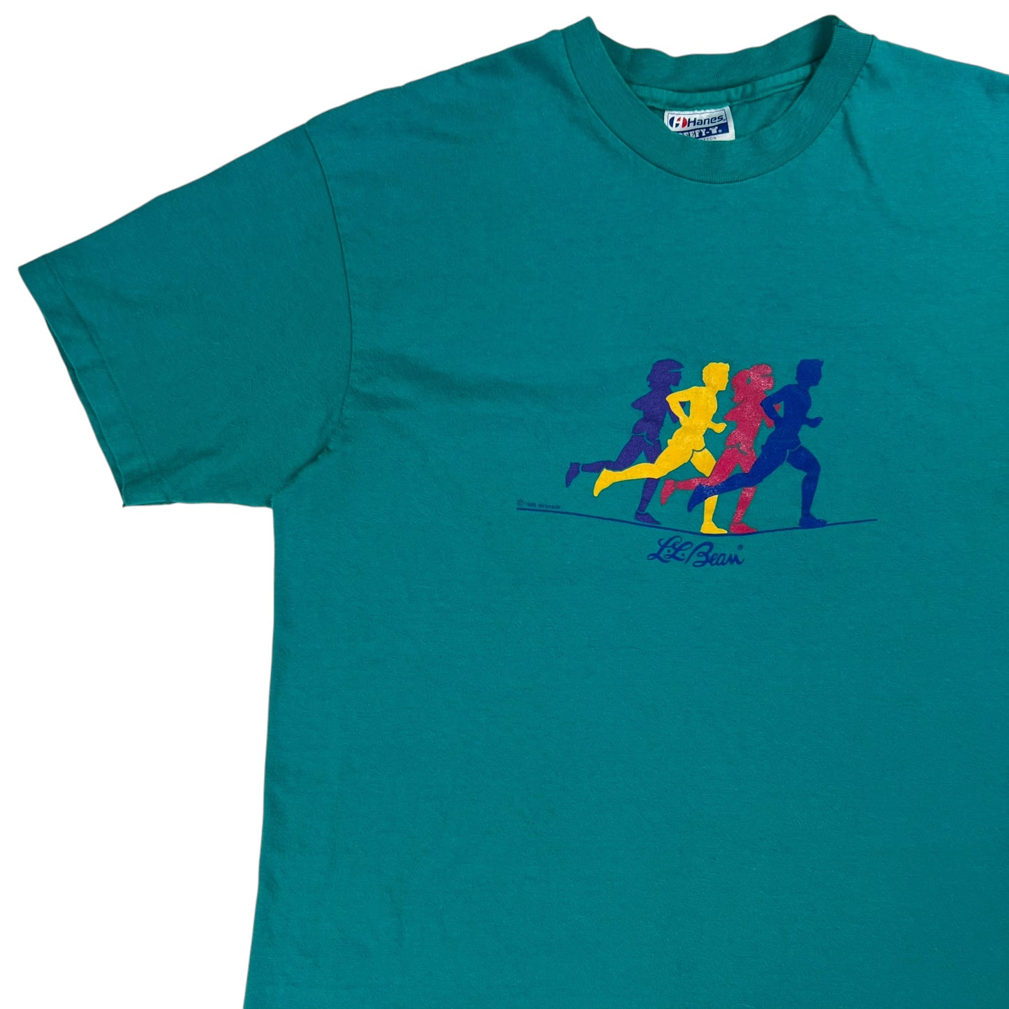Vintage 1986 L.L. Bean harborside graphics running tee (M)