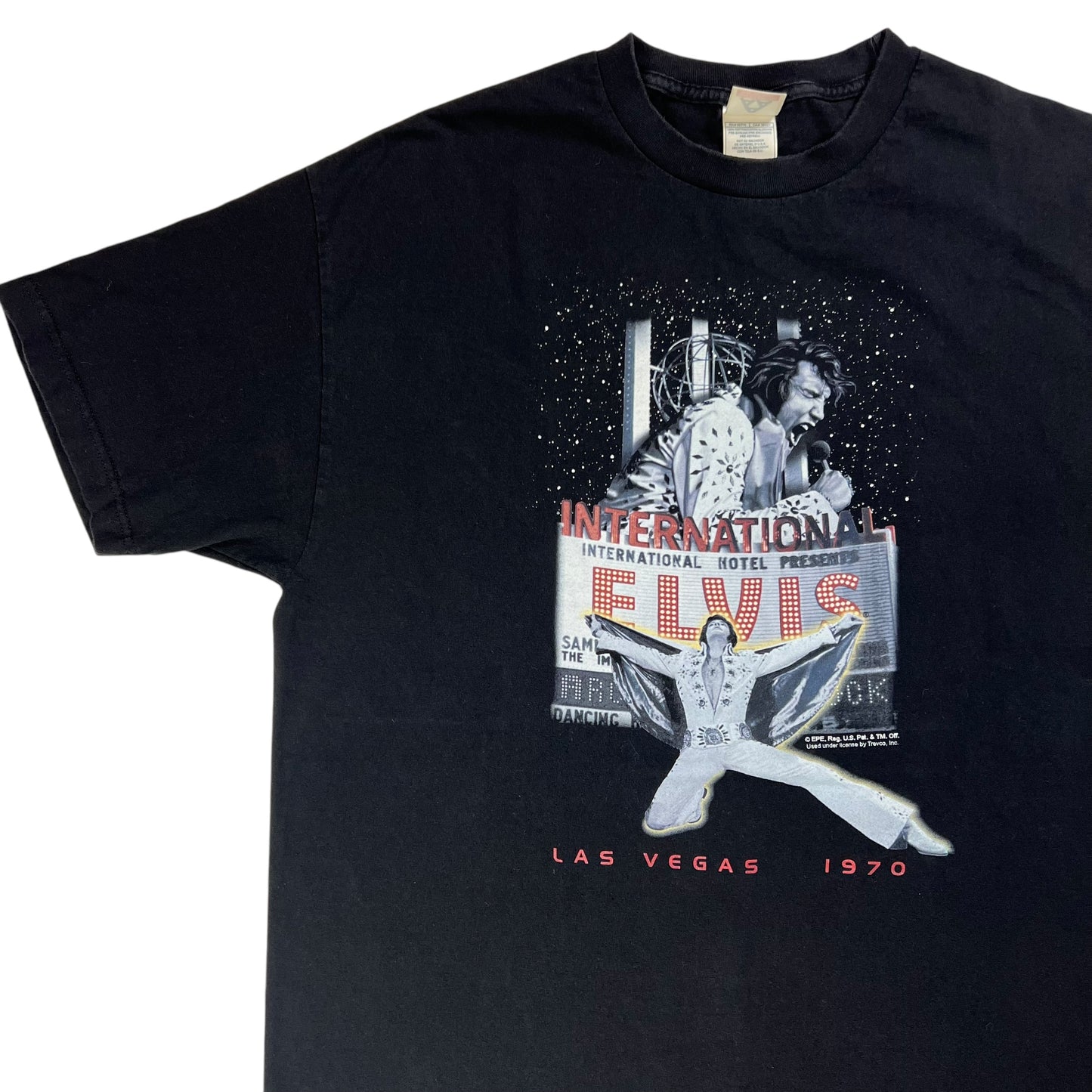 Vintage Y2K Elvis Presley Las Vegas 1970 tee (XL)