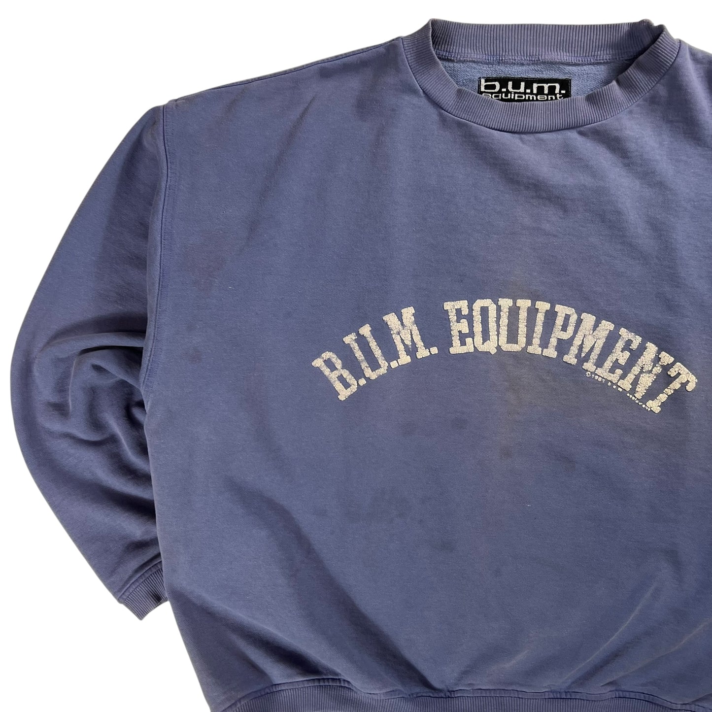 Vintage 1989 BUM Equipment faded crewneck (XL)