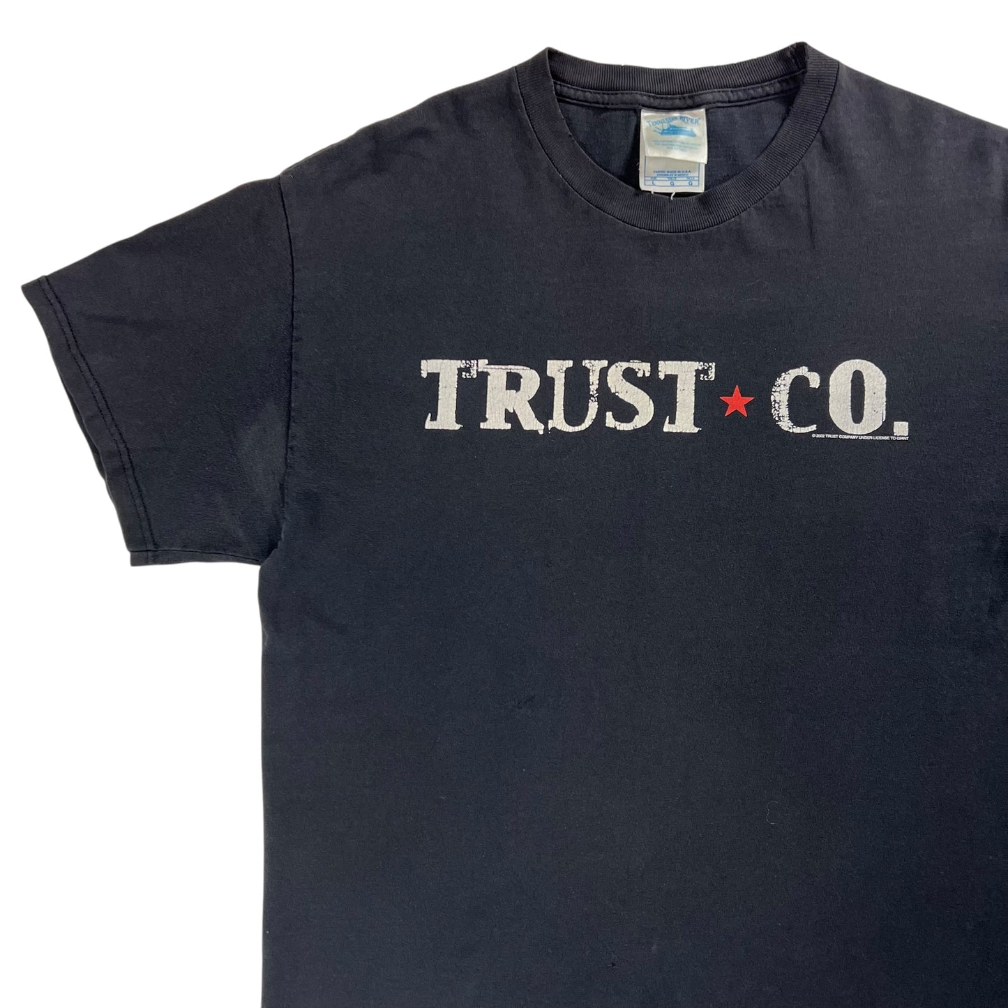 Vintage 2002 GIANT Trust Company band tee (L)