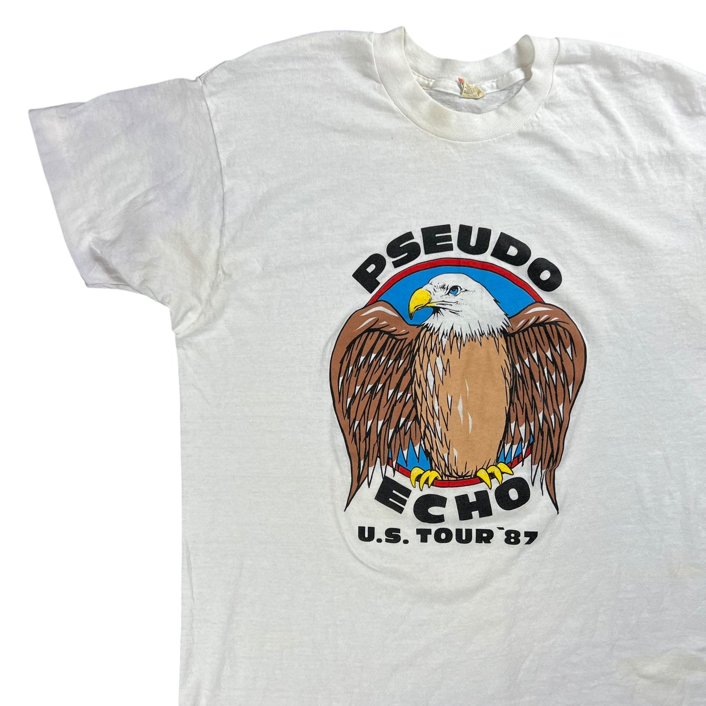 Vintage 1987 Pseudo Echo U.S. tour band tee (M)