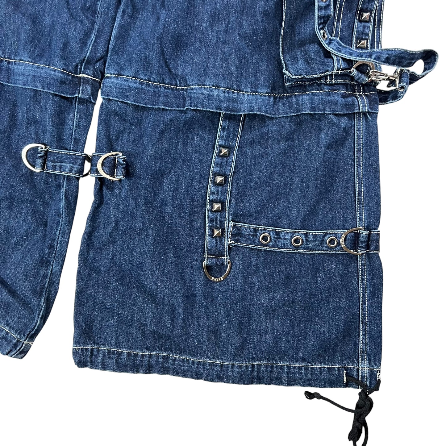 Vintage Y2K TRIPP nyc Daang Goodman rave super baggy denim jeans (36x30)