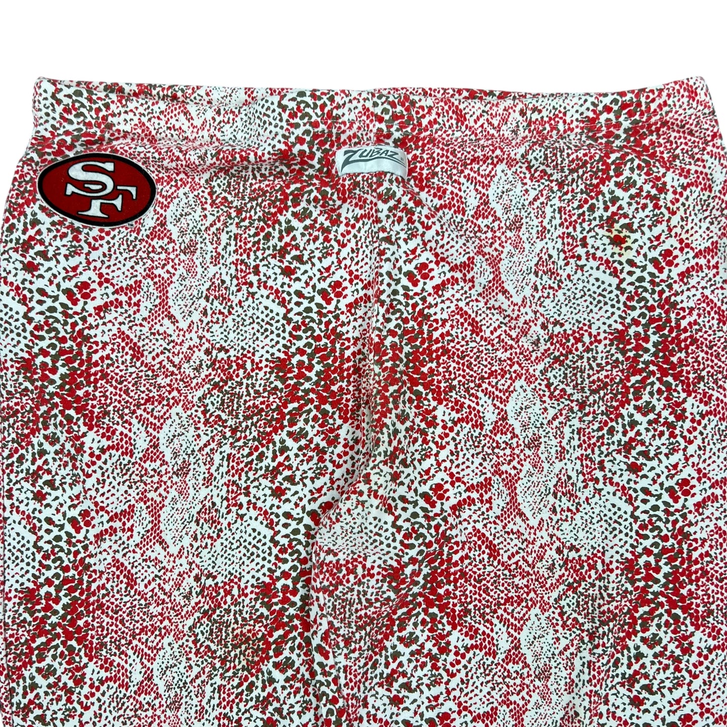 Vintage 90s Zubaz San Francisco 49ers all over print NFL pants (XL)