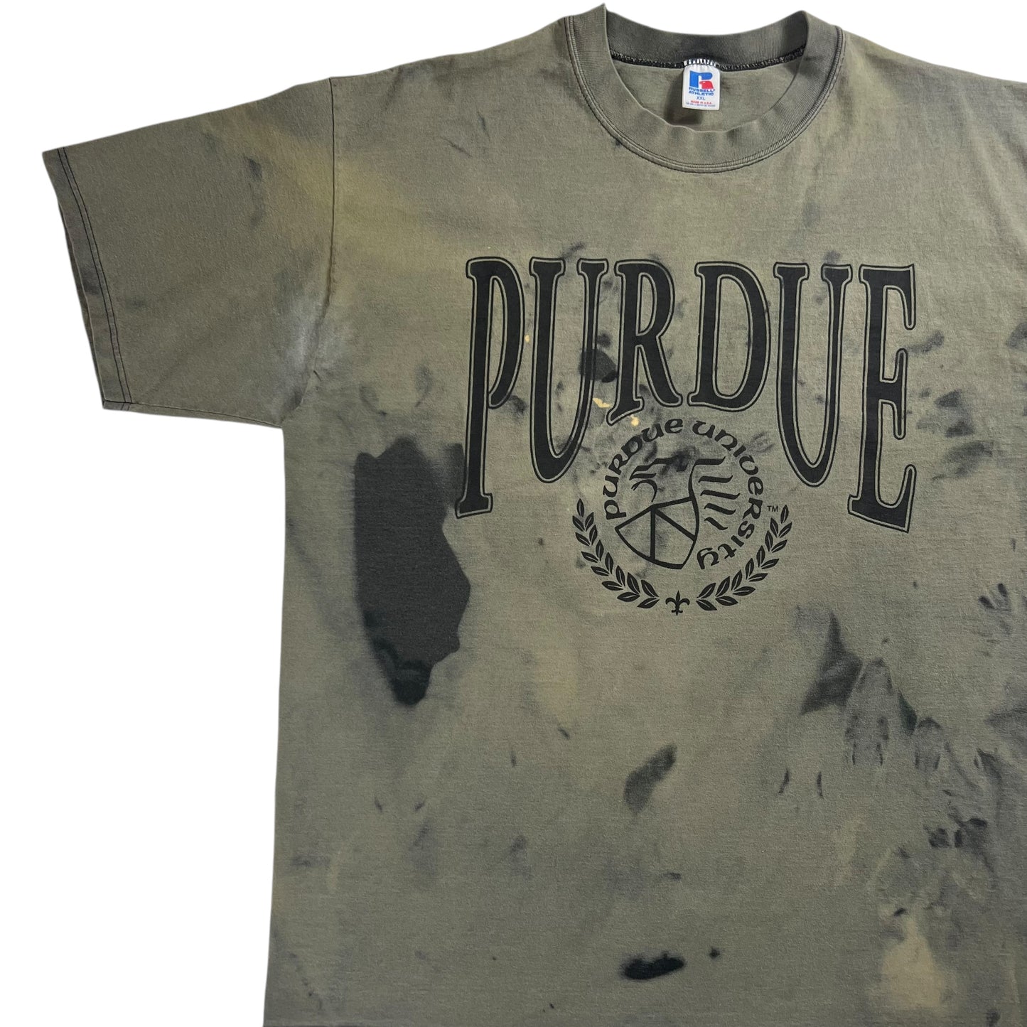 Vintage 90s Purdue University Boilermakers acid wash tee (XXL)