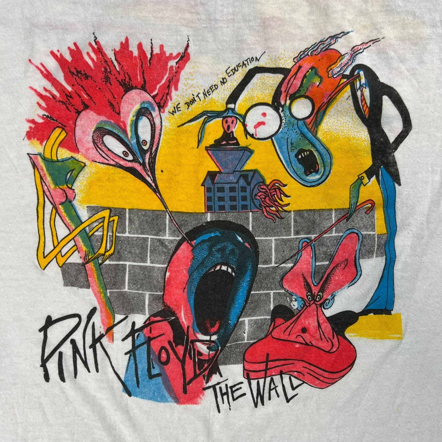 Vintage 80s Pink Floyd Dark Side of the Moon band tee (M)