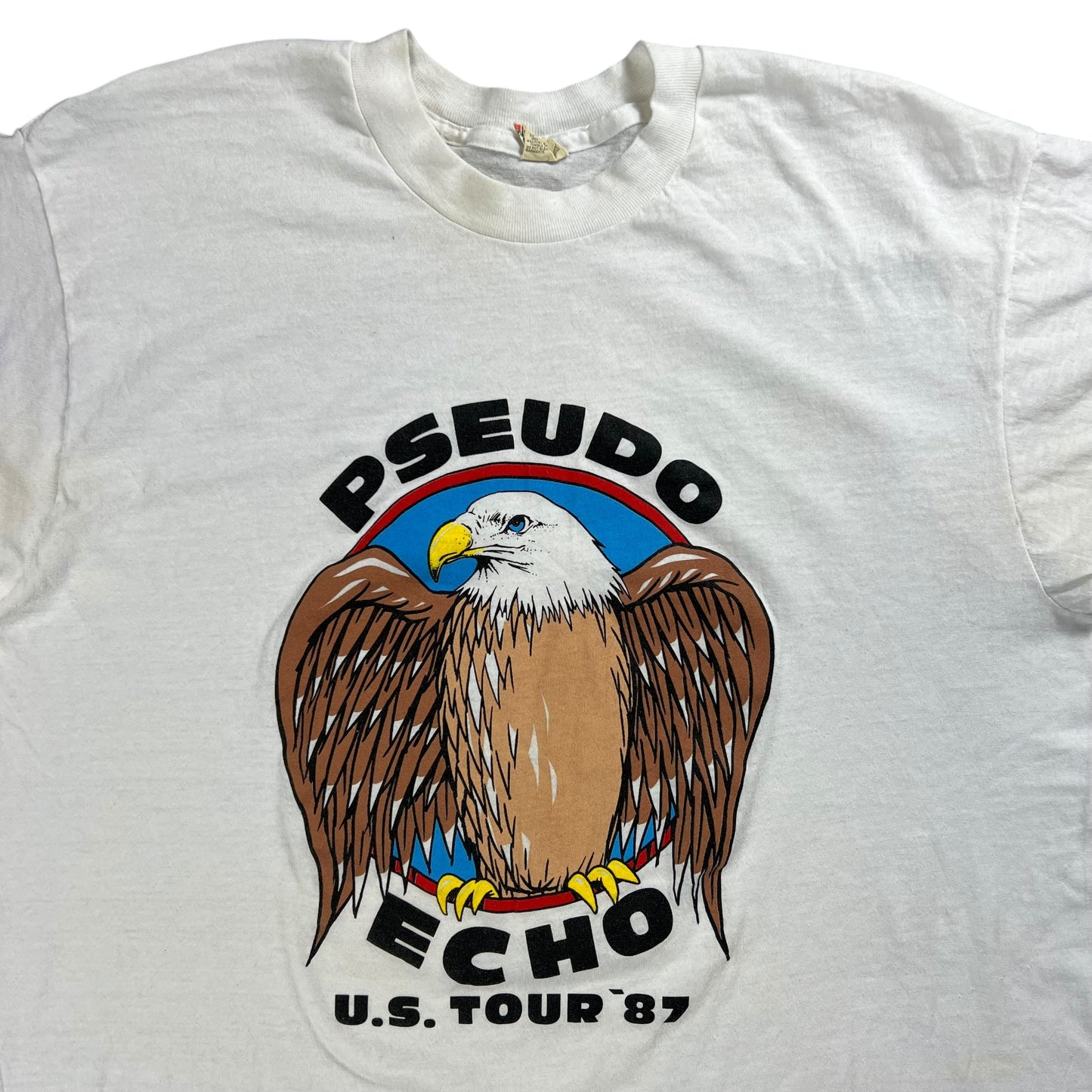 Vintage 1987 Pseudo Echo U.S. tour band tee (M)