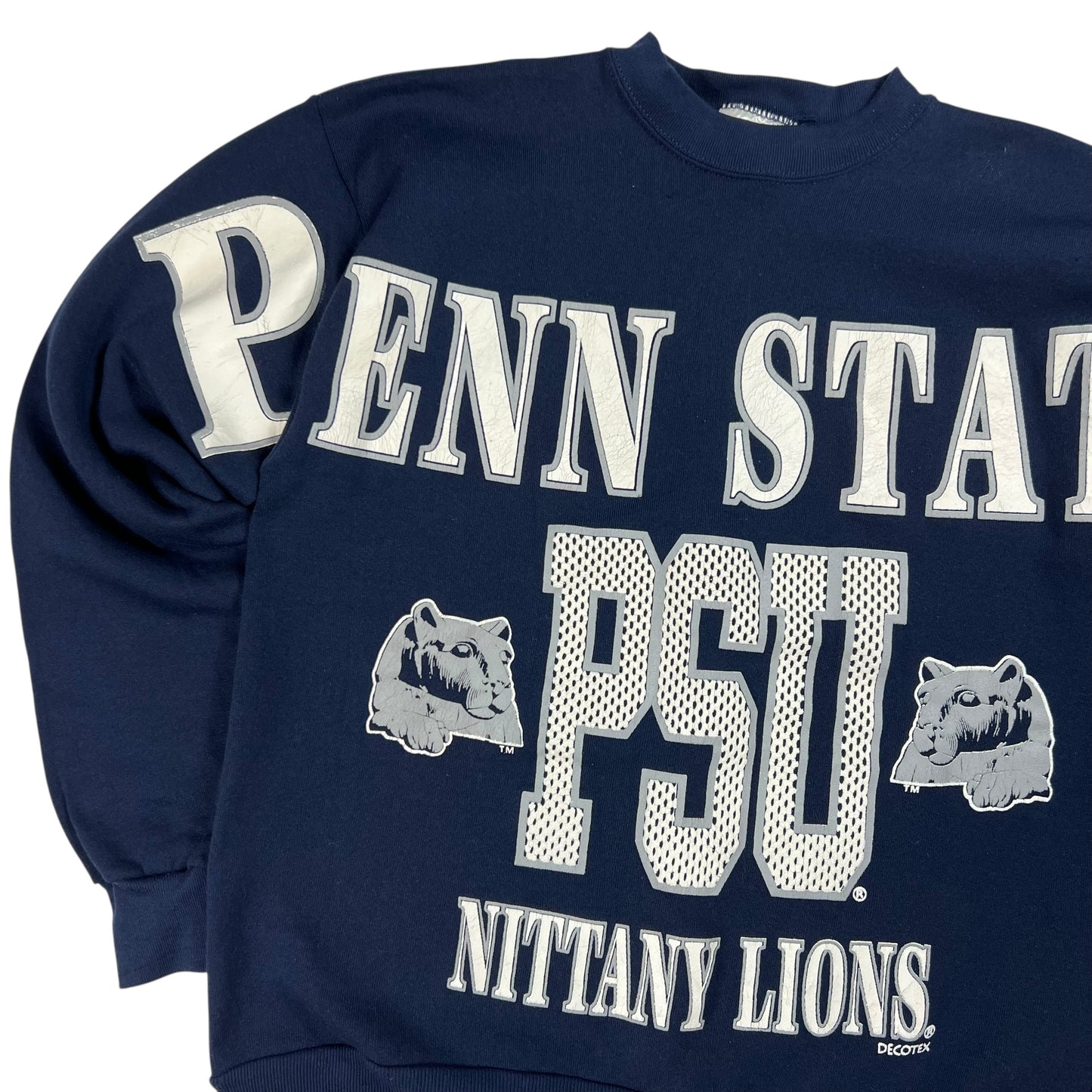 Vintage 90s Penn State University Nittany Lions spell out crewneck (L)