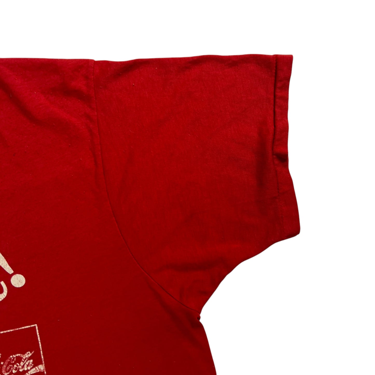 Vintage 80s Coke is it! Coca Cola faded tee (L)