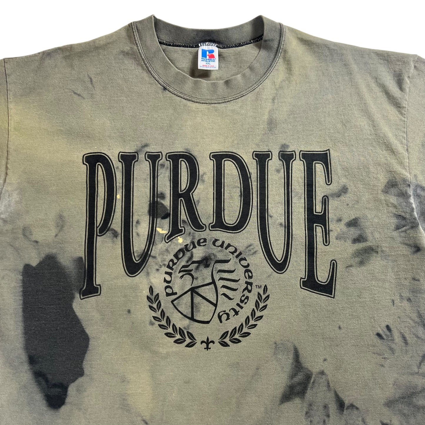 Vintage 90s Purdue University Boilermakers acid wash tee (XXL)