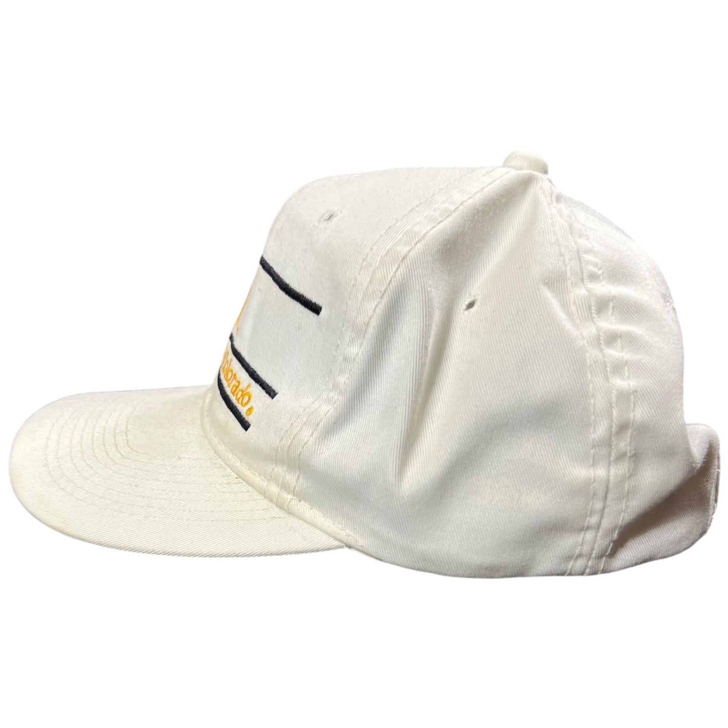 Vintage 90s The Game University of Colorado Buffaloes split bar SnapBack