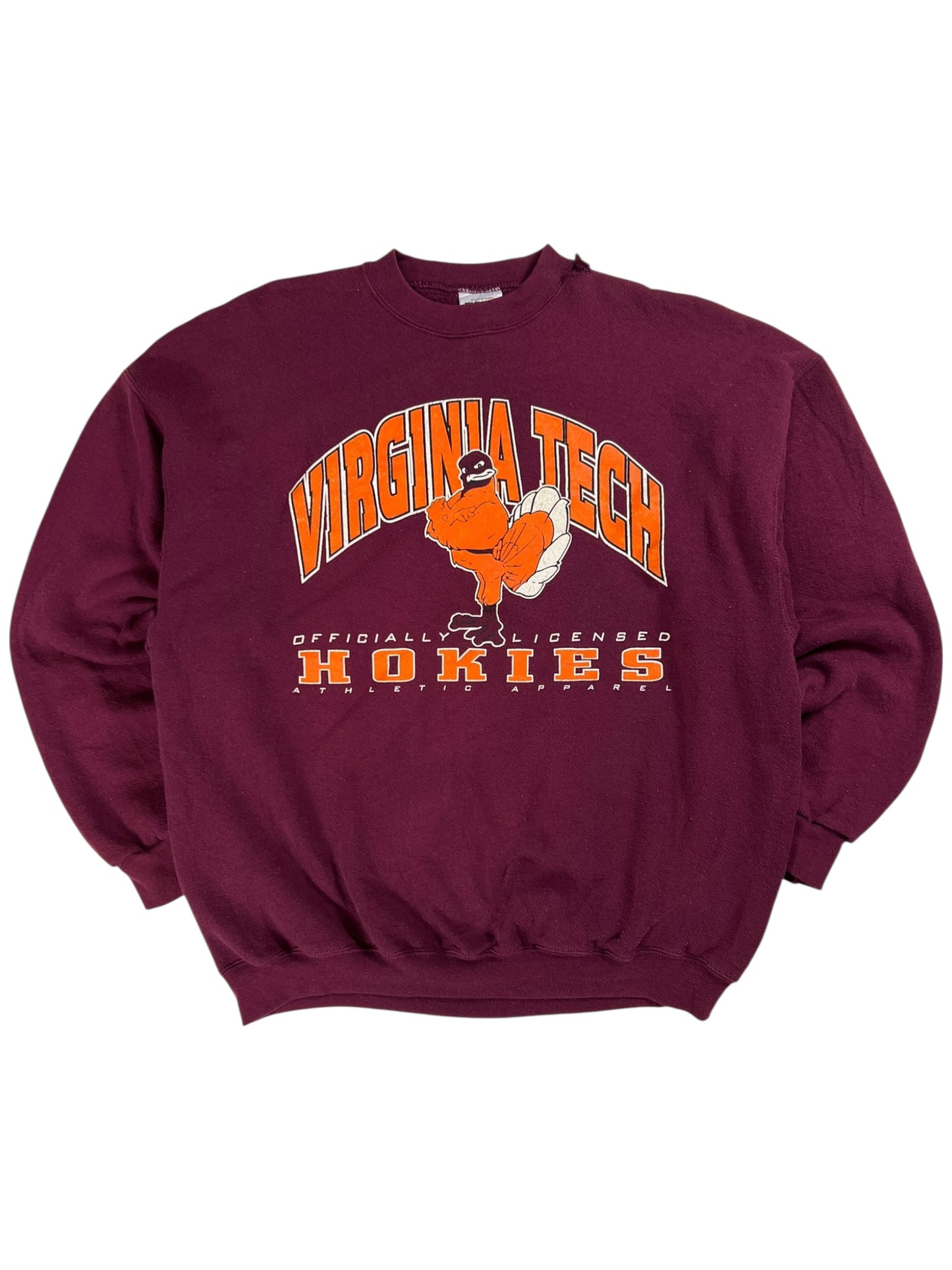 Vintage 90s Virginia Tech Hokies crewneck (XL)