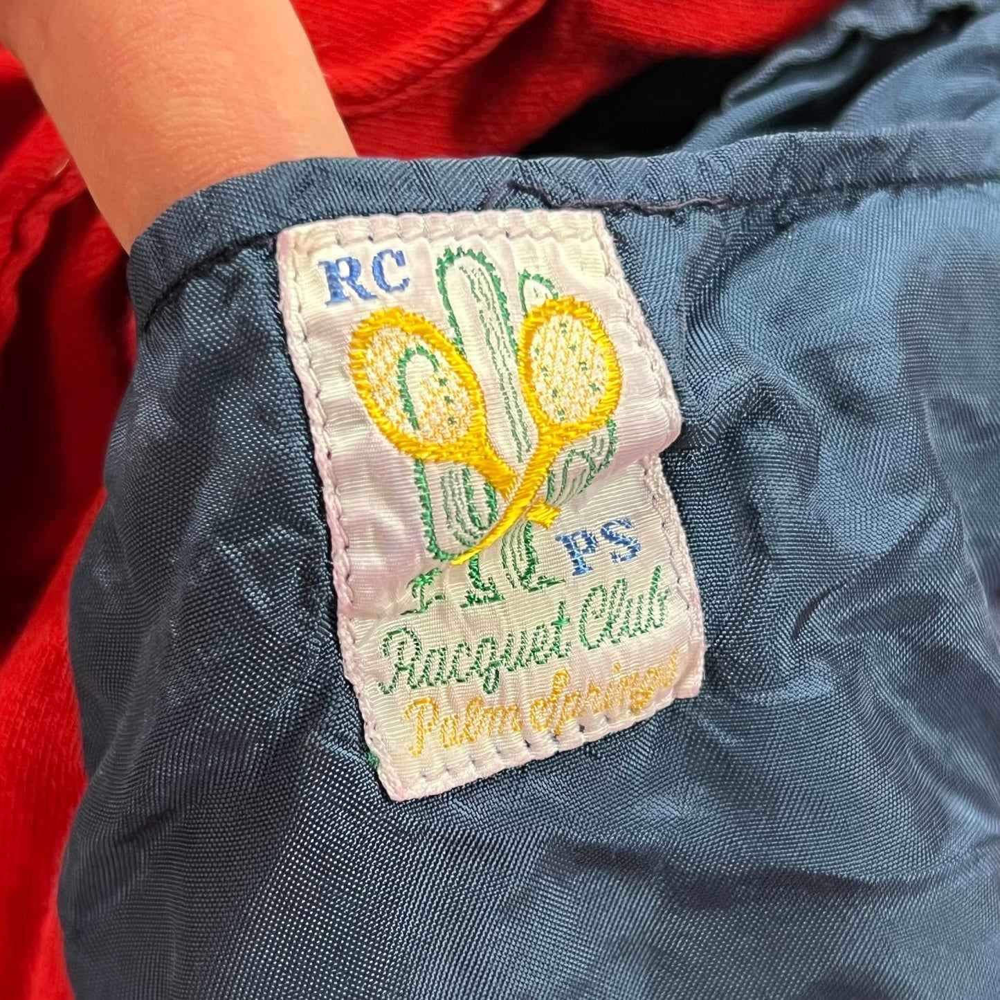 Vintage 1970s Caesars Palace Alan King Tennis Club jacket (M)