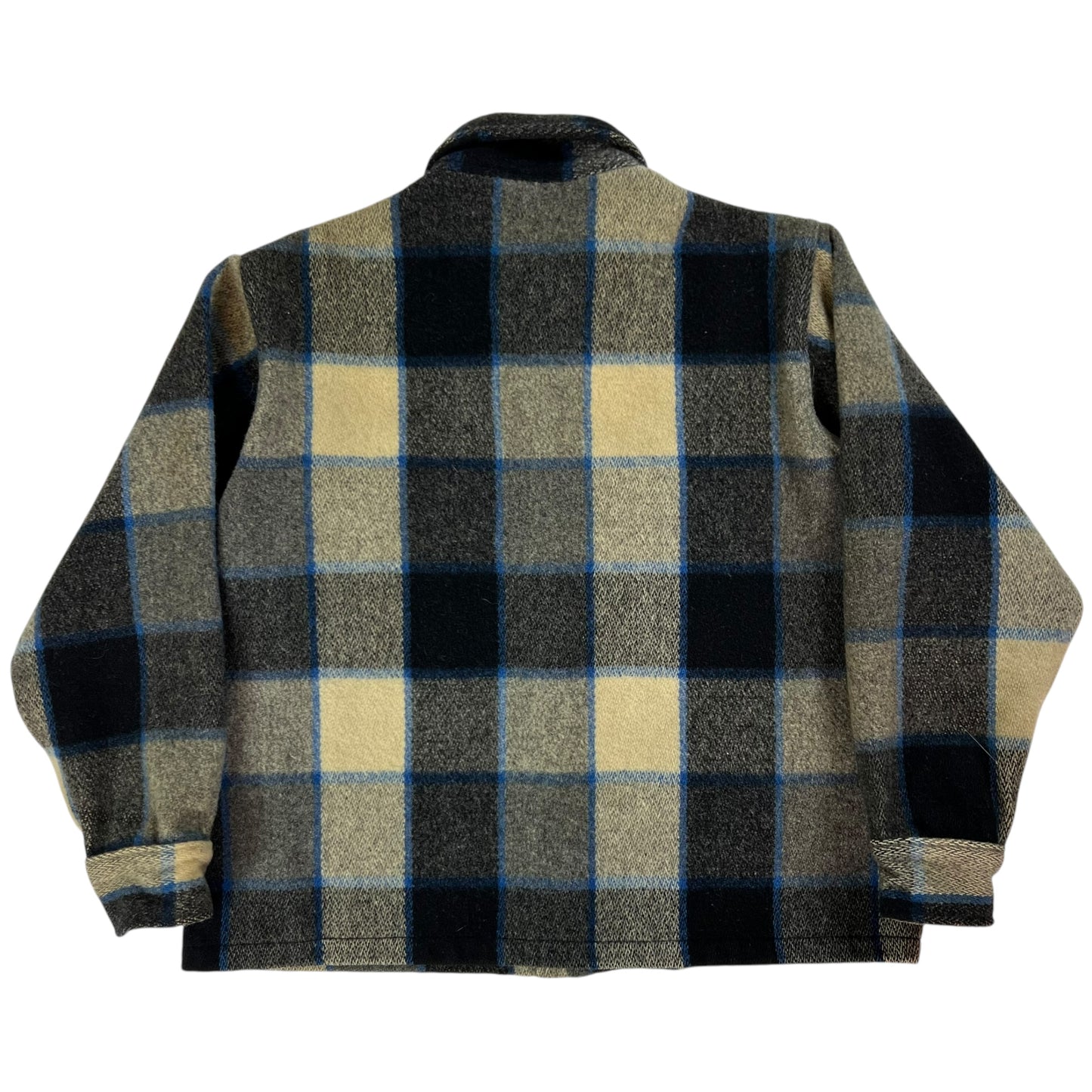 Vintage 1970s Woolrich heavy plaid flannel button up (XL)