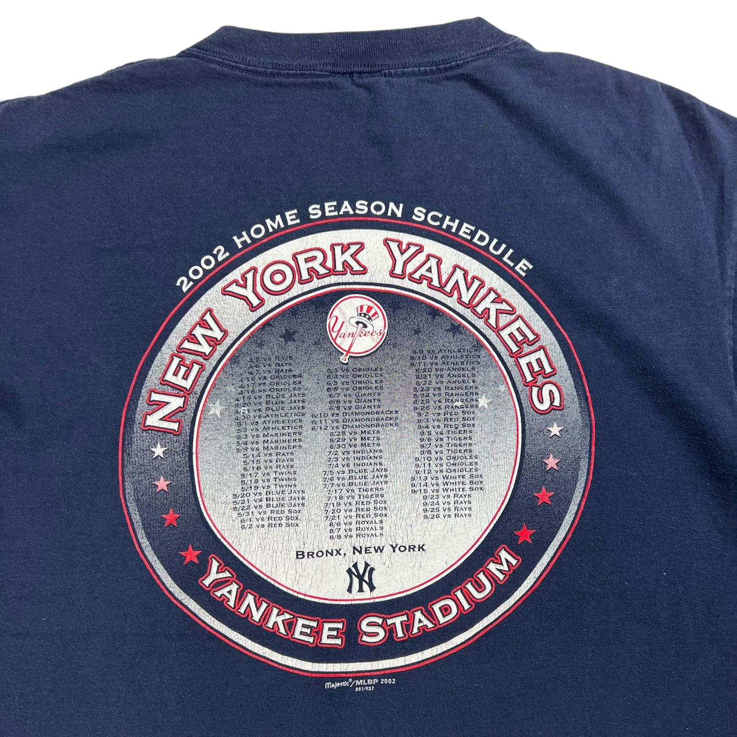 Vintage 2002 New York Yankees Stadium tee (L)