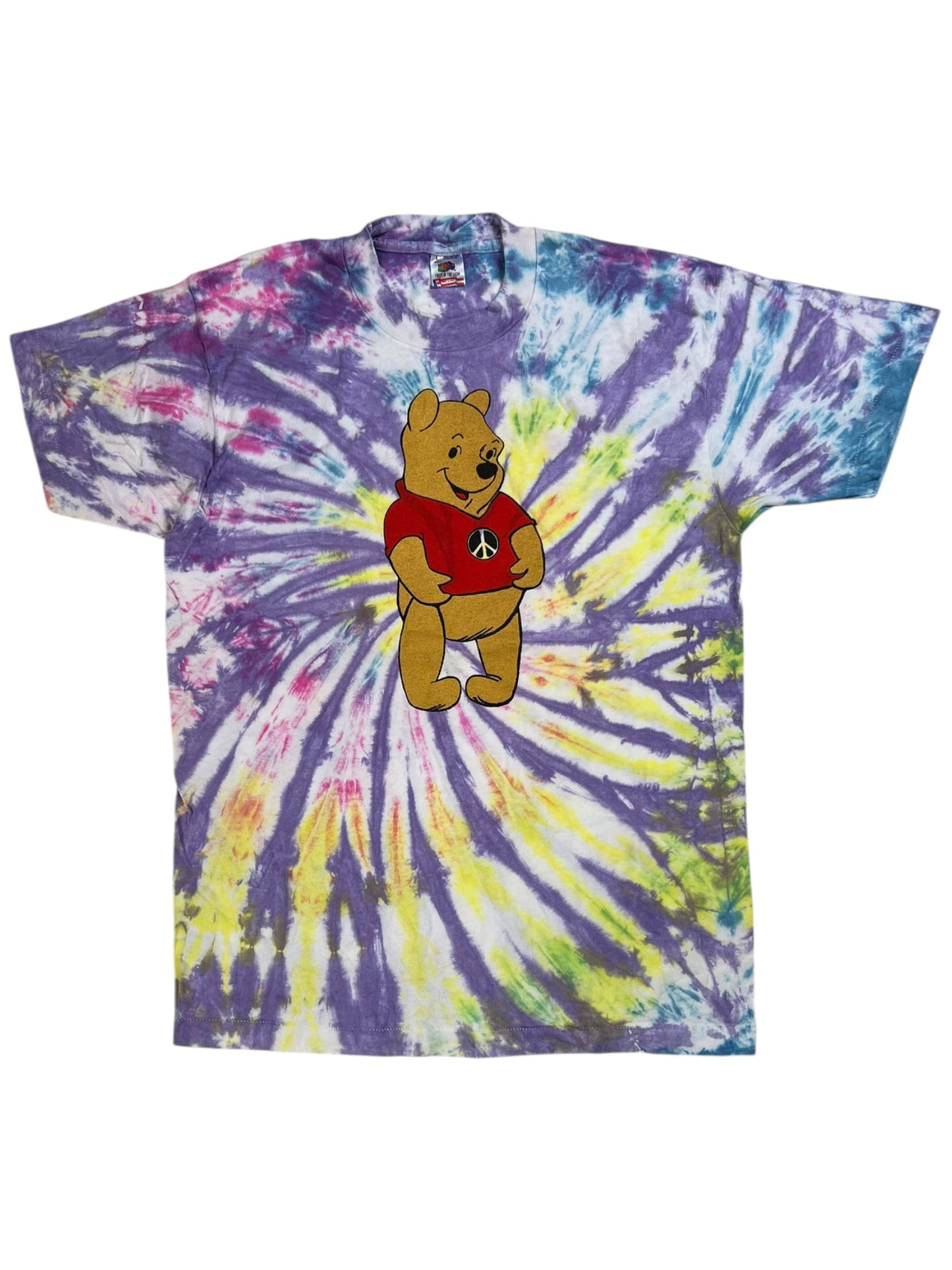 Vintage 90s Grateful Dead Hippie Winnie the Pooh tie dye lot tee (L)