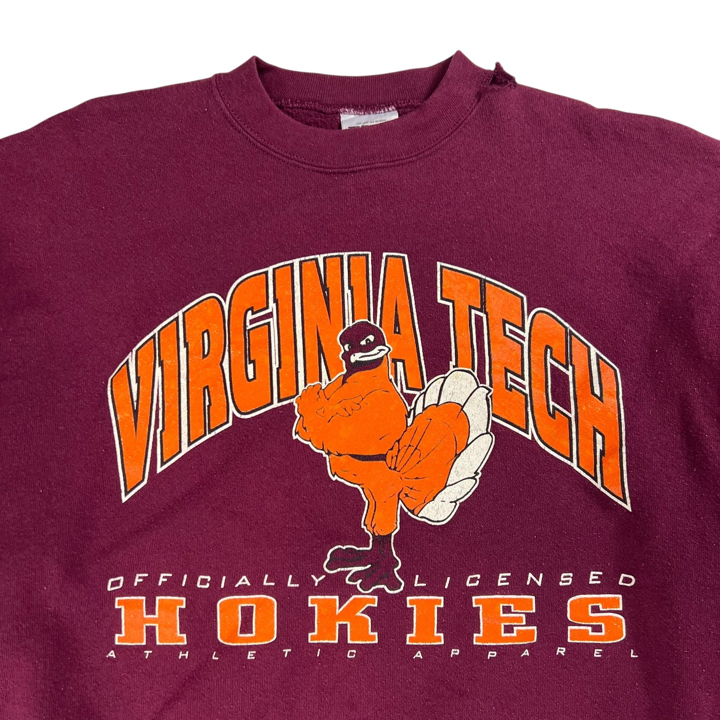 Vintage 90s Virginia Tech Hokies crewneck (XL)