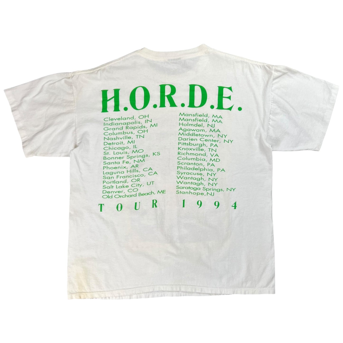 Vintage 1994 Brockum H.O.R.D.E festival The Allman Brothers Band Blues Traveler tee (L)