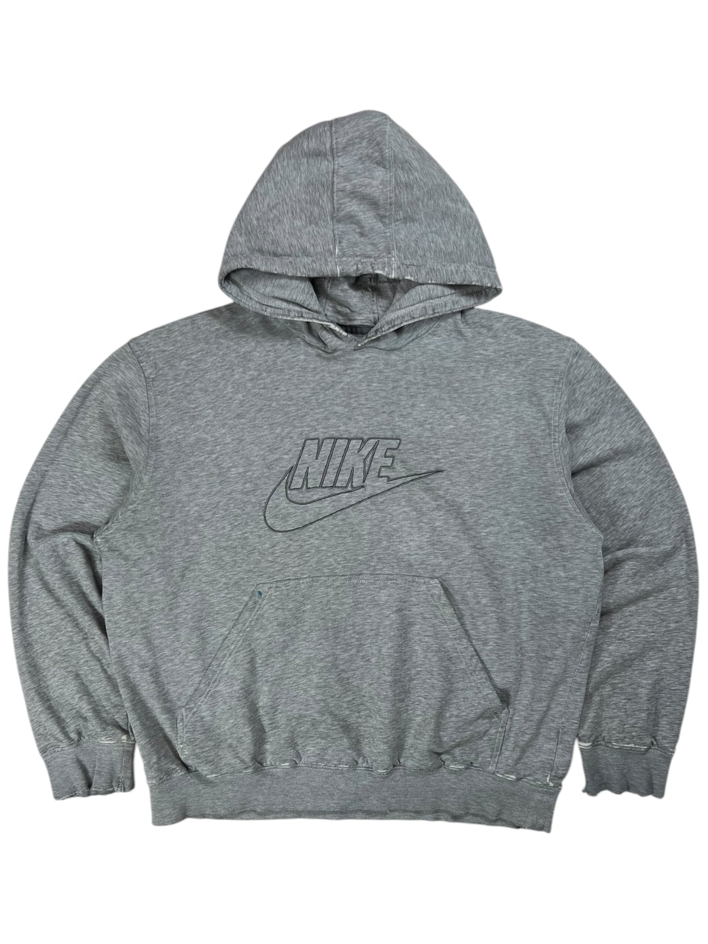 Vintage Y2K Nike swoosh faded thin hoodie (L)