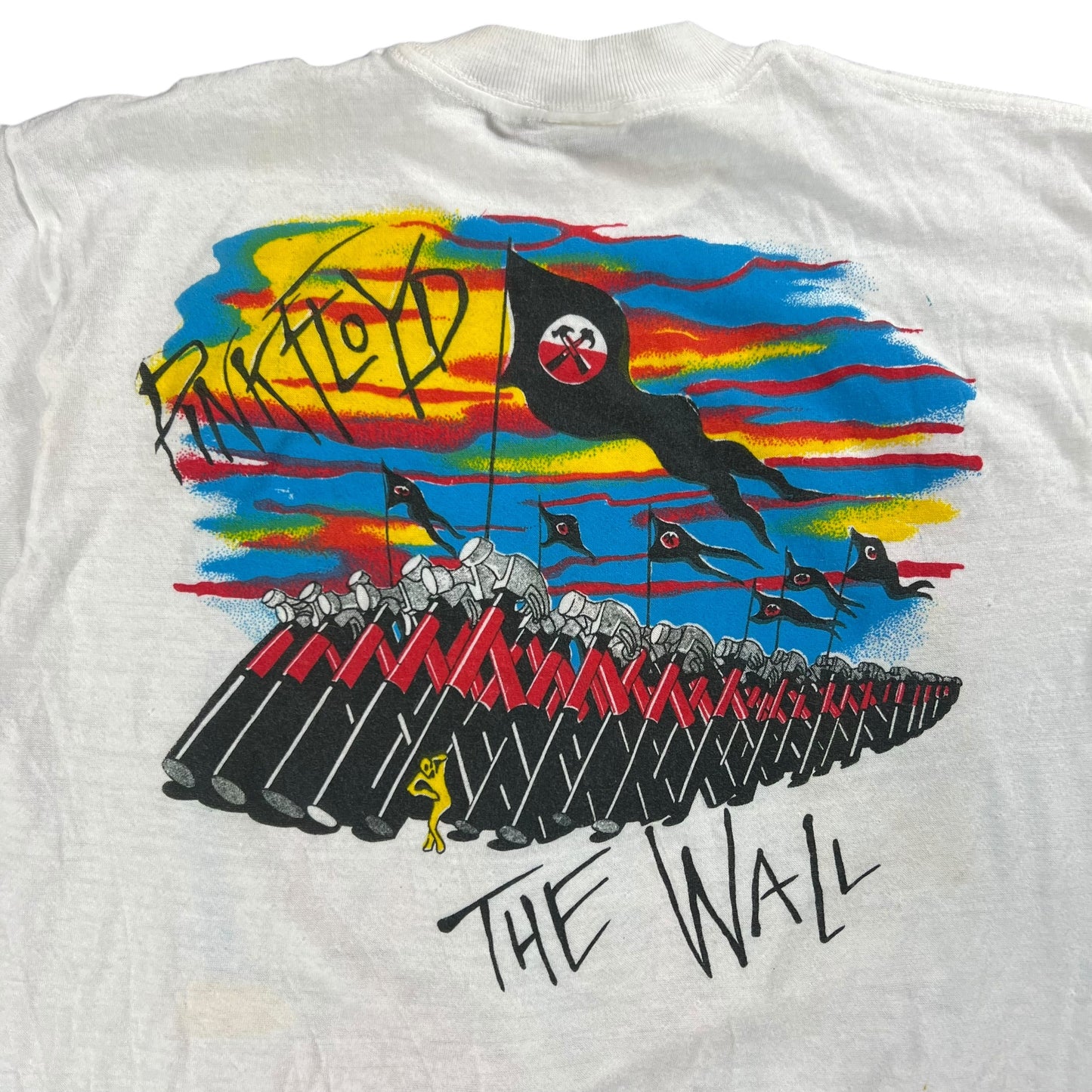 Vintage 80s Pink Floyd Dark Side of the Moon band tee (M)