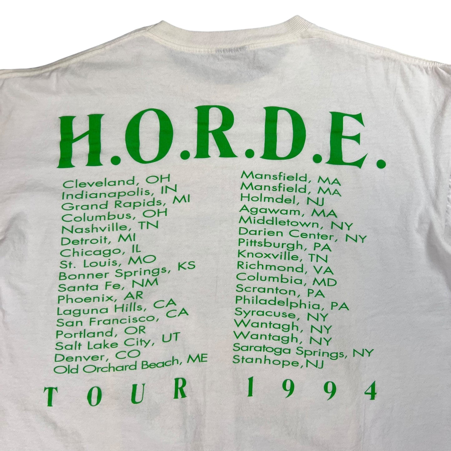 Vintage 1994 Brockum H.O.R.D.E festival The Allman Brothers Band Blues Traveler tee (L)