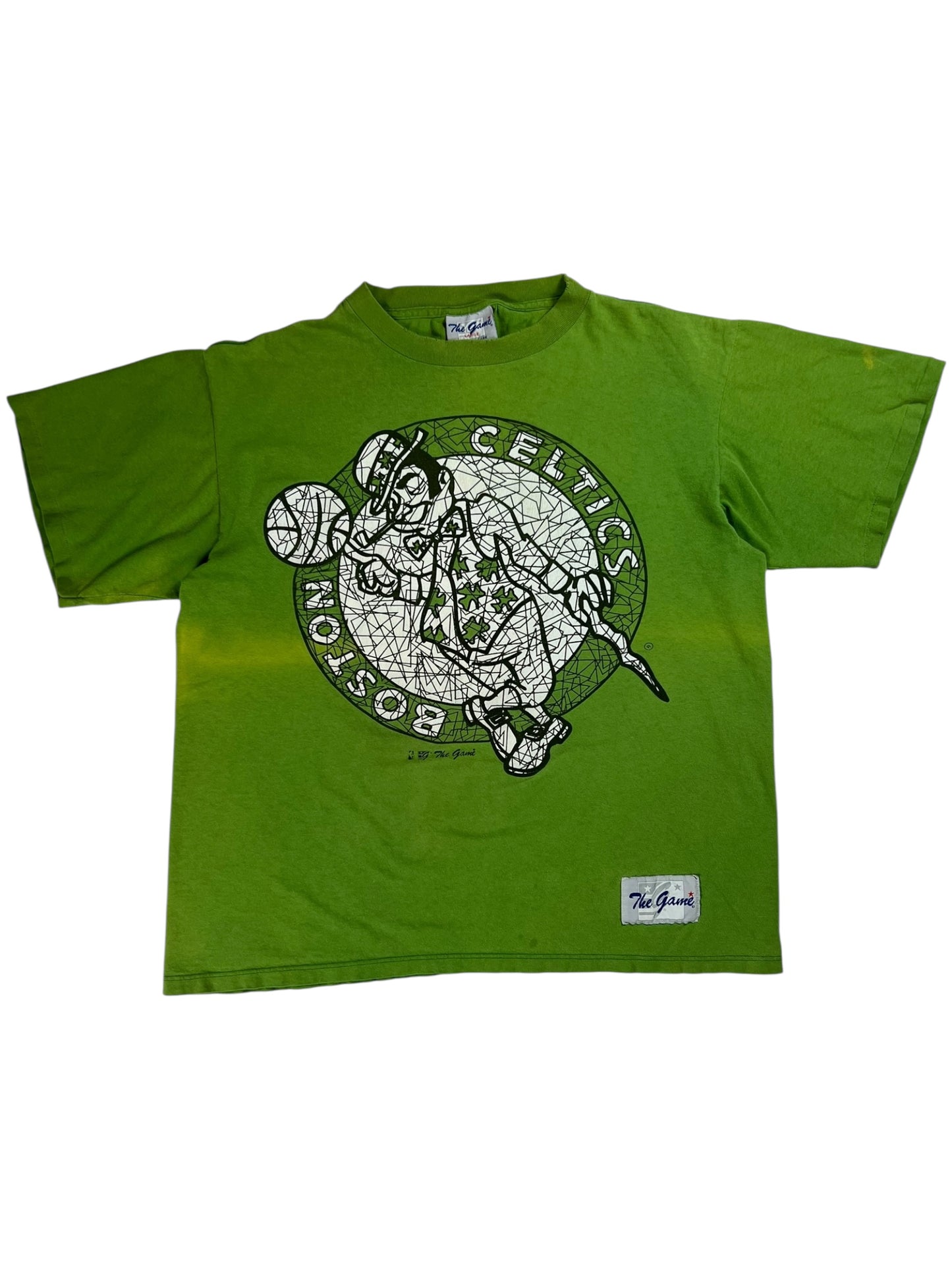 Vintage 90s The Game Boston Celtics faded tee (L)