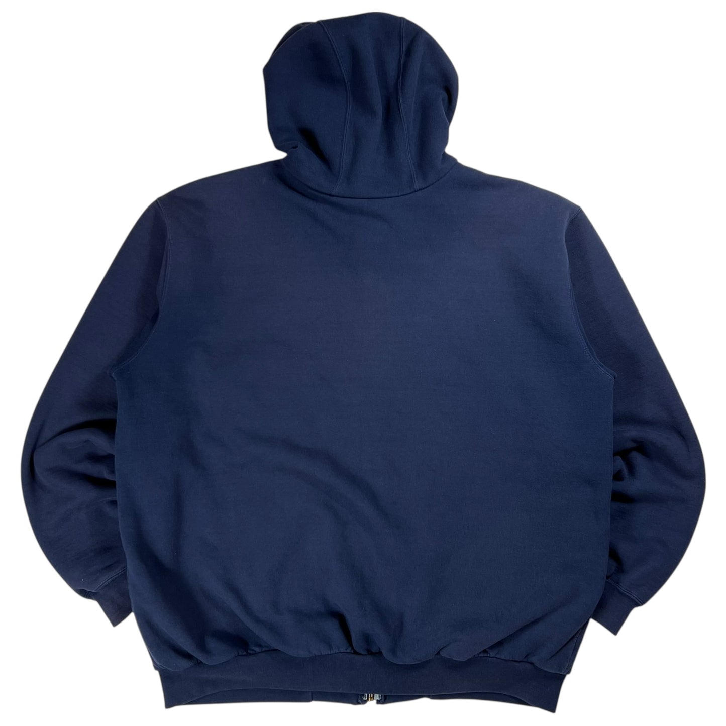 Vintage 90s Carhartt waffle lined zip up hoodie (XL)