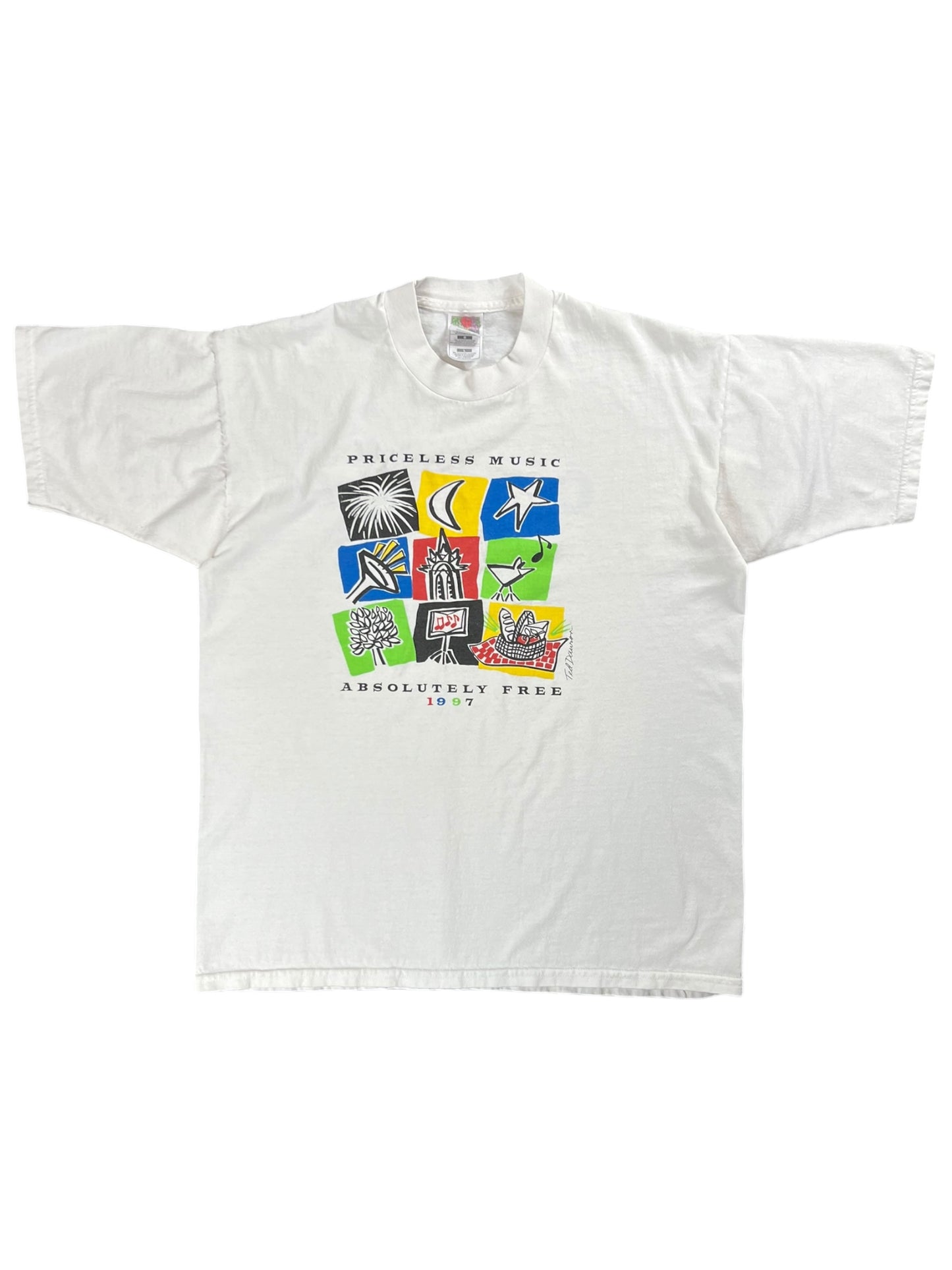 Vintage 1997 New York Philharmonic Concerts in the Park tee (L)