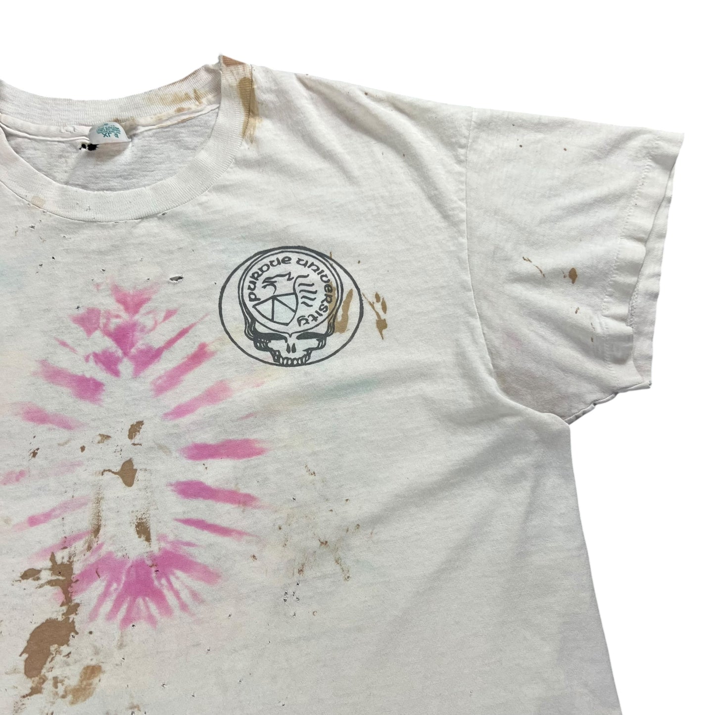 Vintage 1980s Grateful Dead Pigpen Ron McKernan thrashed tee (L)