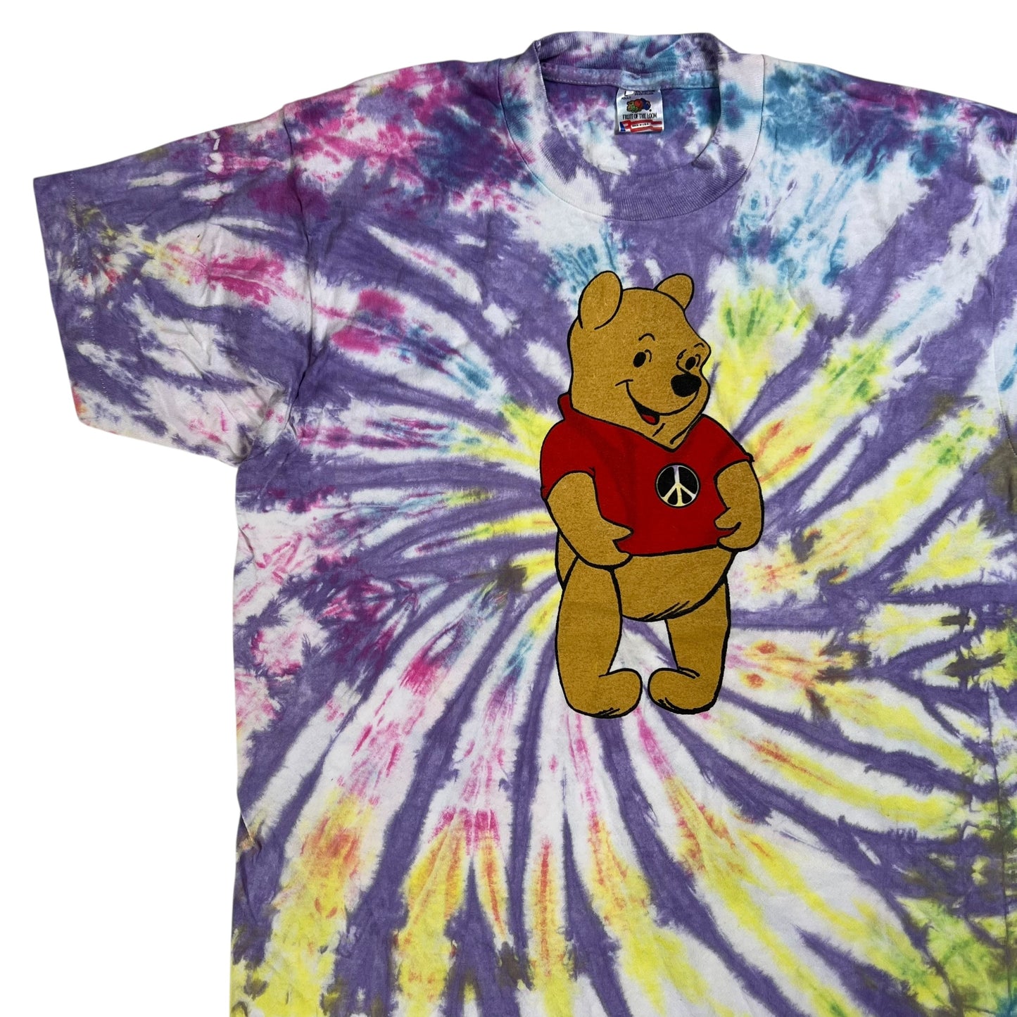 Vintage 90s Grateful Dead Hippie Winnie the Pooh tie dye lot tee (L)
