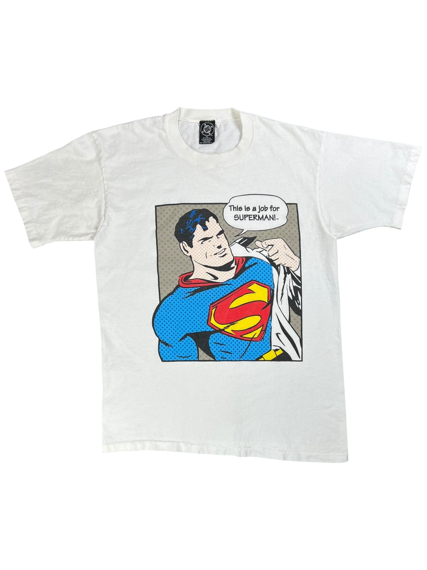Vintage 1996 DC Comics Superman comic strip tee (L)