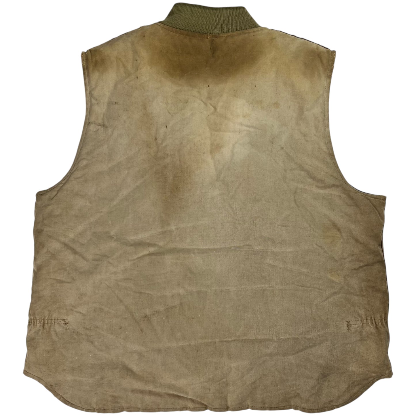 Vintage 90s Carhartt Union Made VO186 worn work vest (XL)