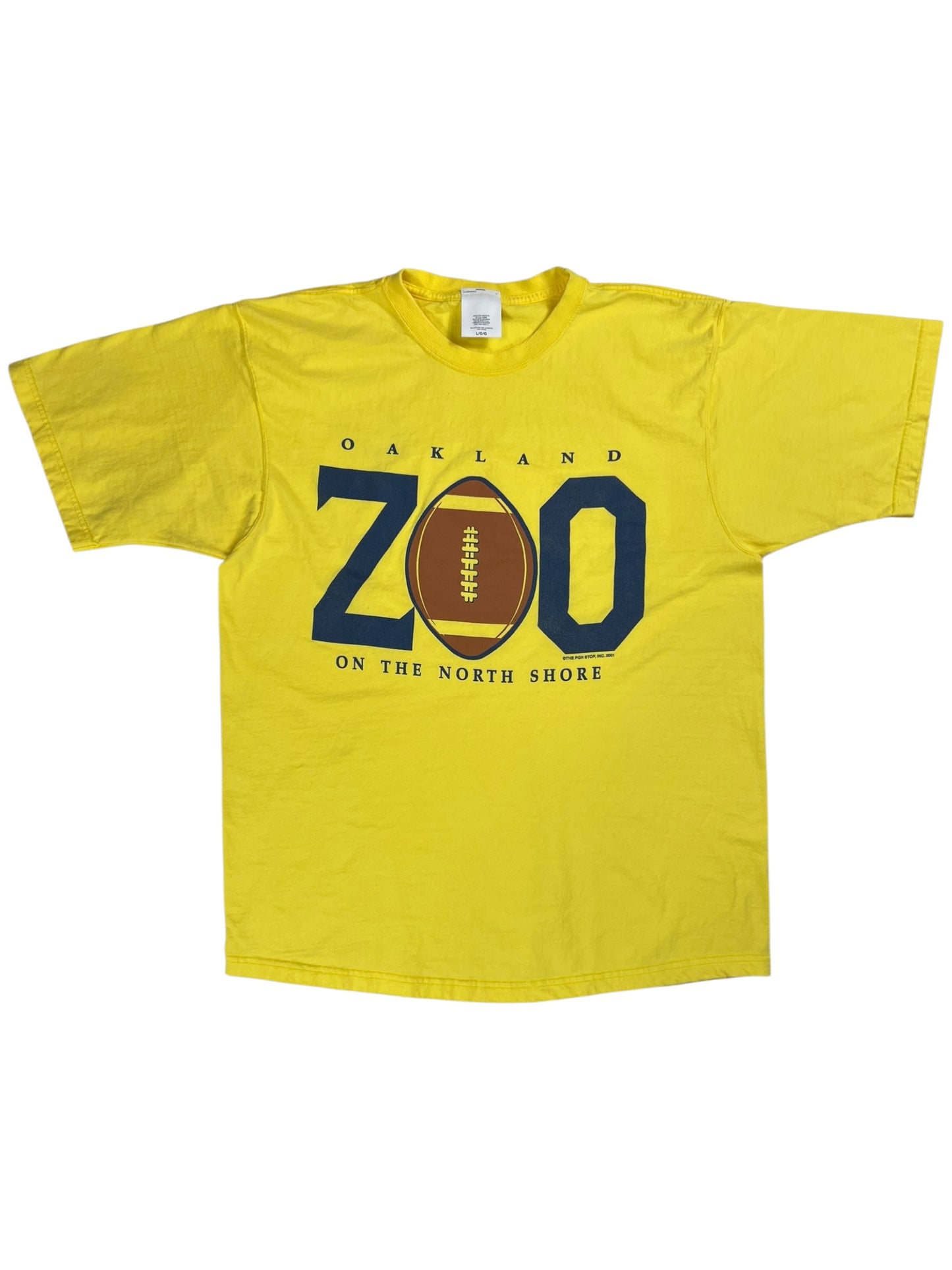 Vintage 2001 University of Pittsburgh Panthers Football Oakland Zoo tee (L)