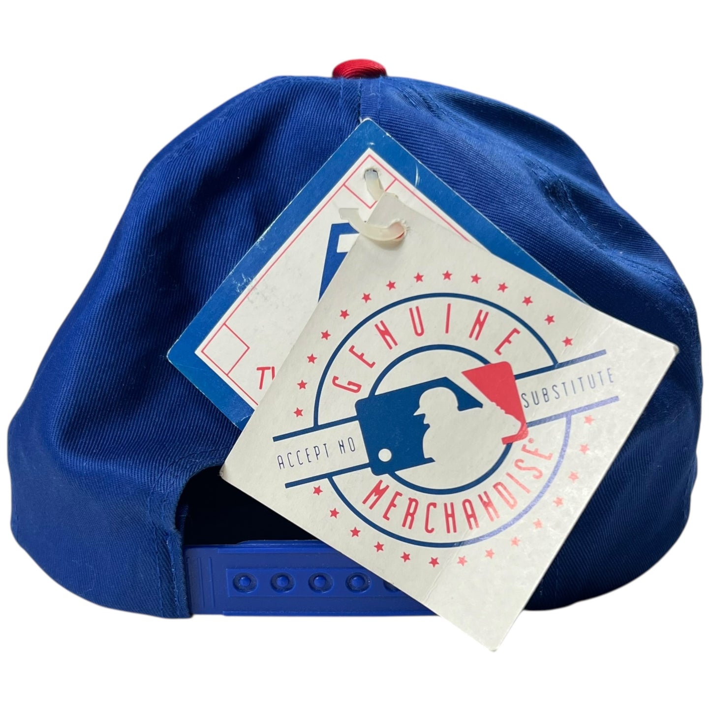Vintage 90s Philadelphia Phillies blue MLB SnapBack DS NWT