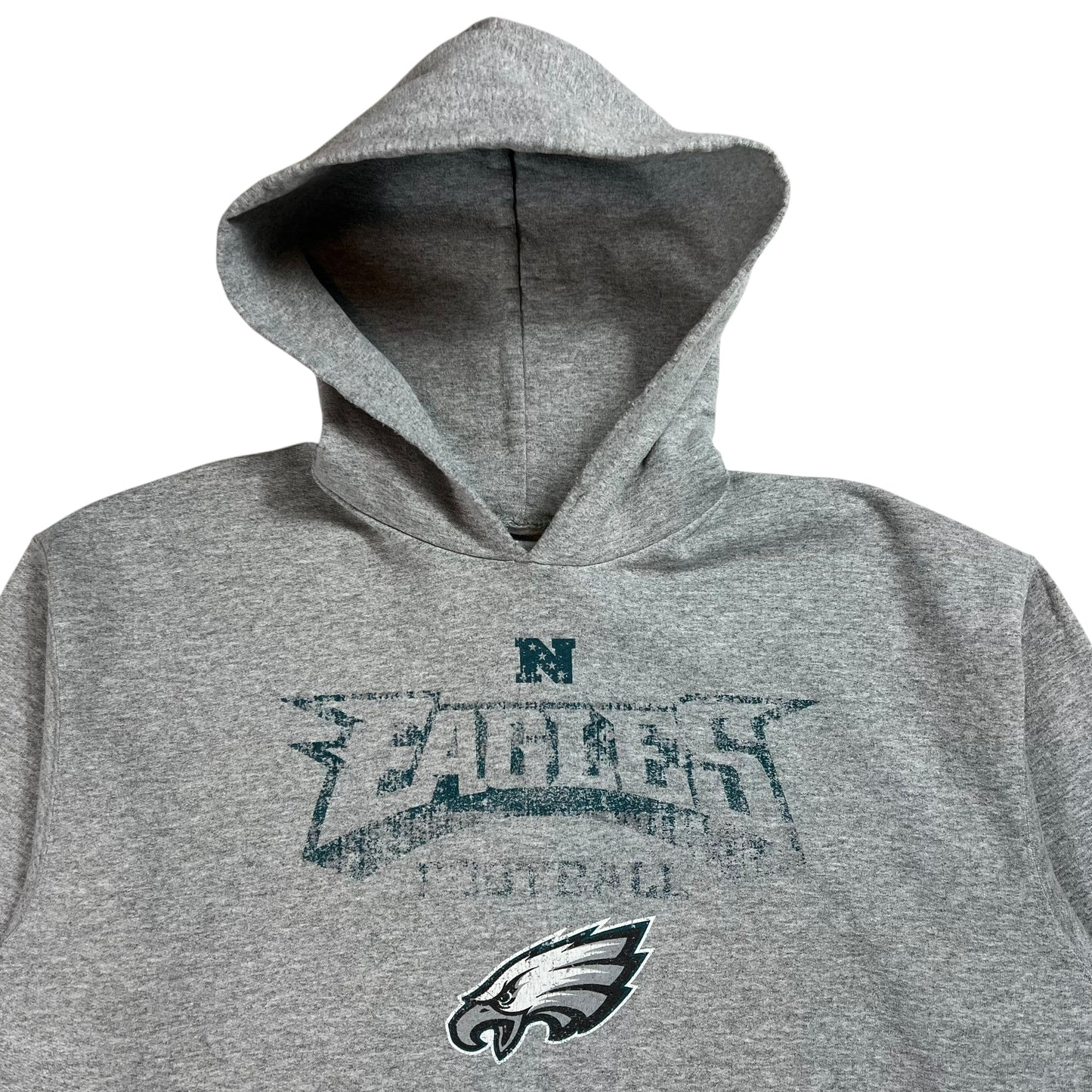 Vintage Y2K Philadelphia Eagles NFL faded hoodie (L)