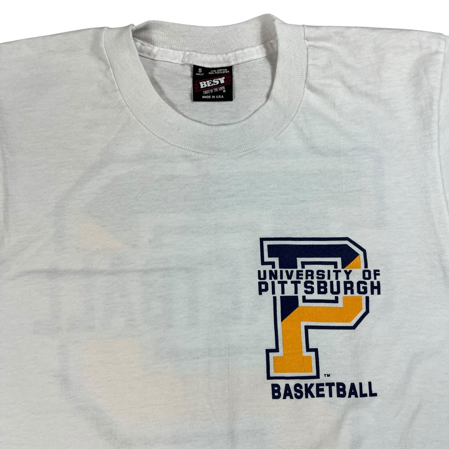 Vintage 90s Pitt Panthers Basketball University of Pittsburgh tee (S)