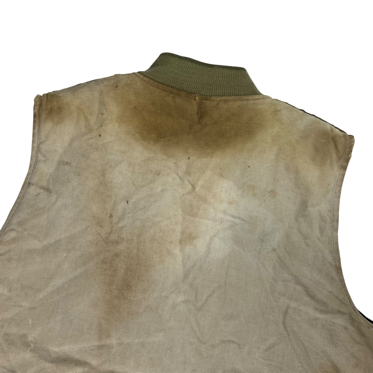 Vintage 90s Carhartt Union Made VO186 worn work vest (XL)
