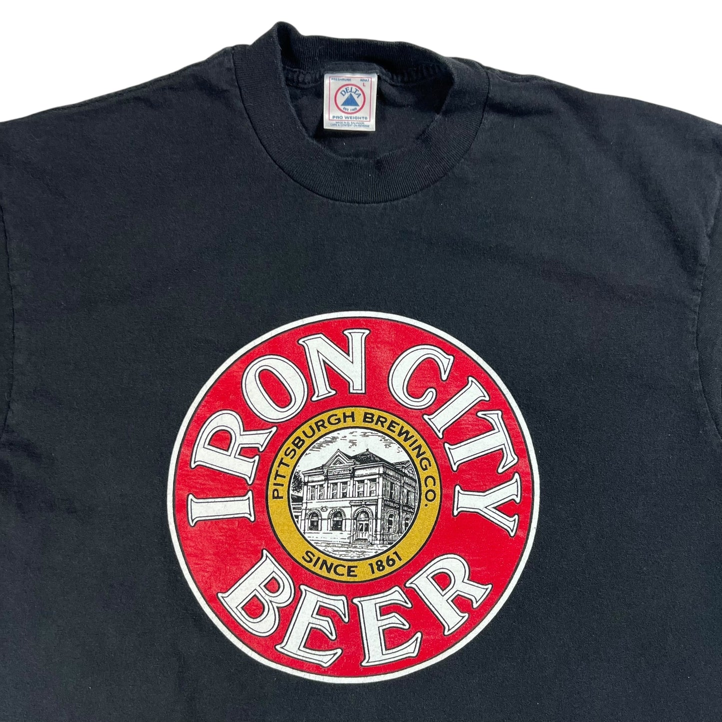 Vintage 90s Iron City Beer promo tee (L)