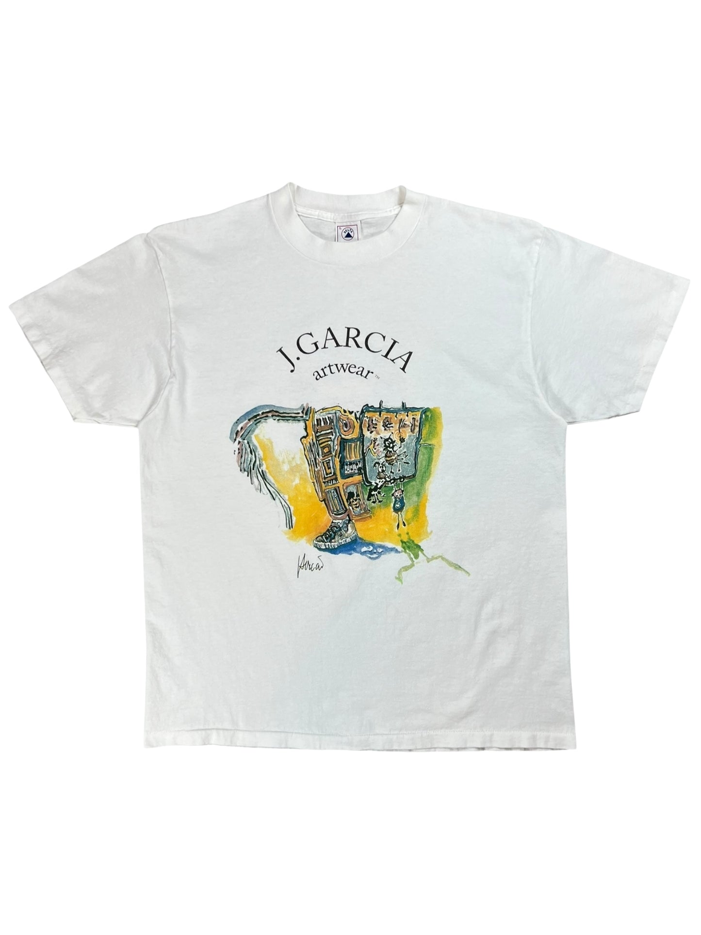 Vintage 1995 Jerry Garcia art wear Grateful Dead art tee (L)