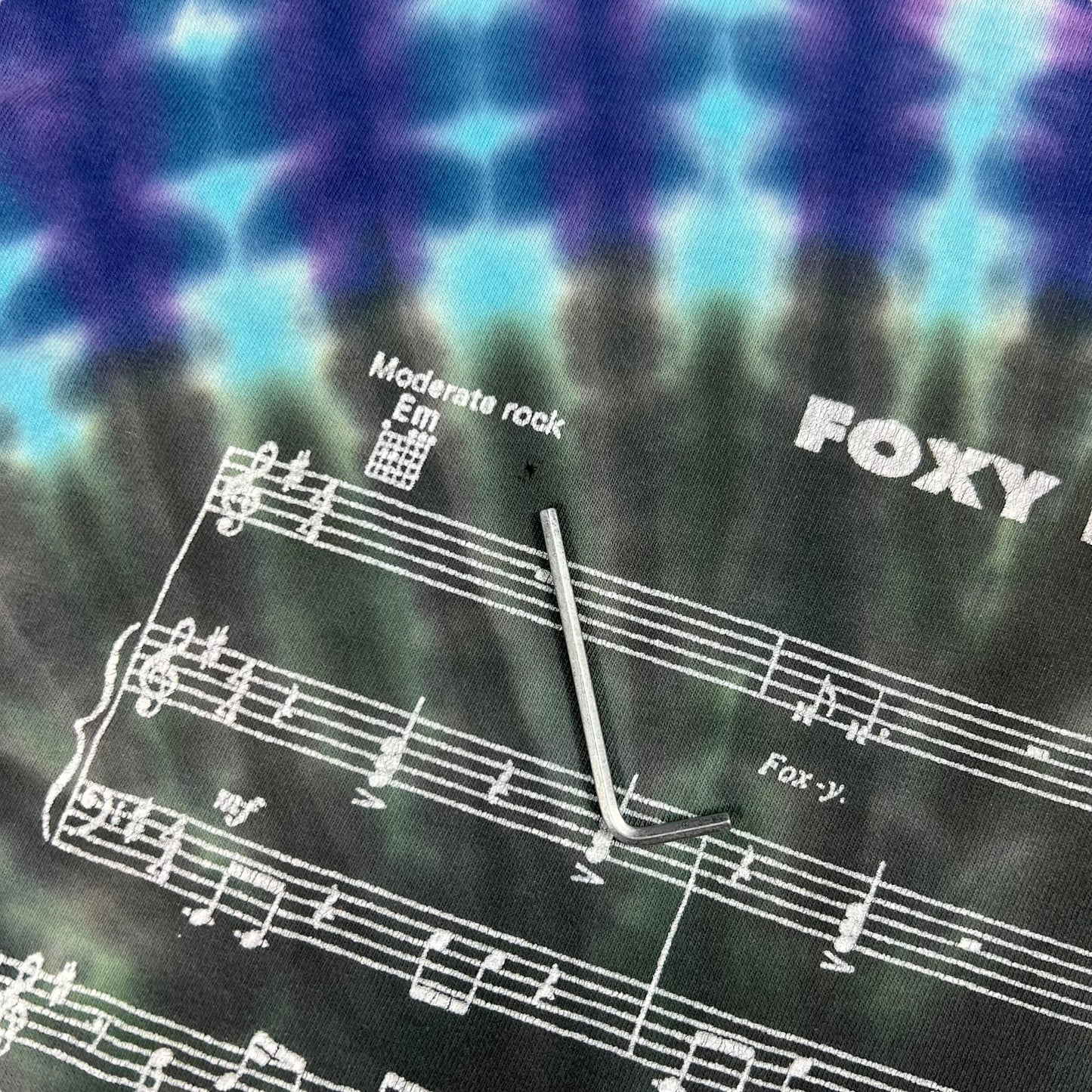 Vintage 1997 Jimi Hendrix Foxy Lady tie dye band tee (XL)