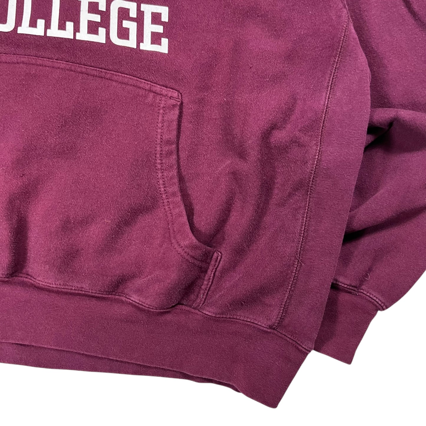 Vintage Y2K Swarthmore College faded weave hoodie (L/XL)