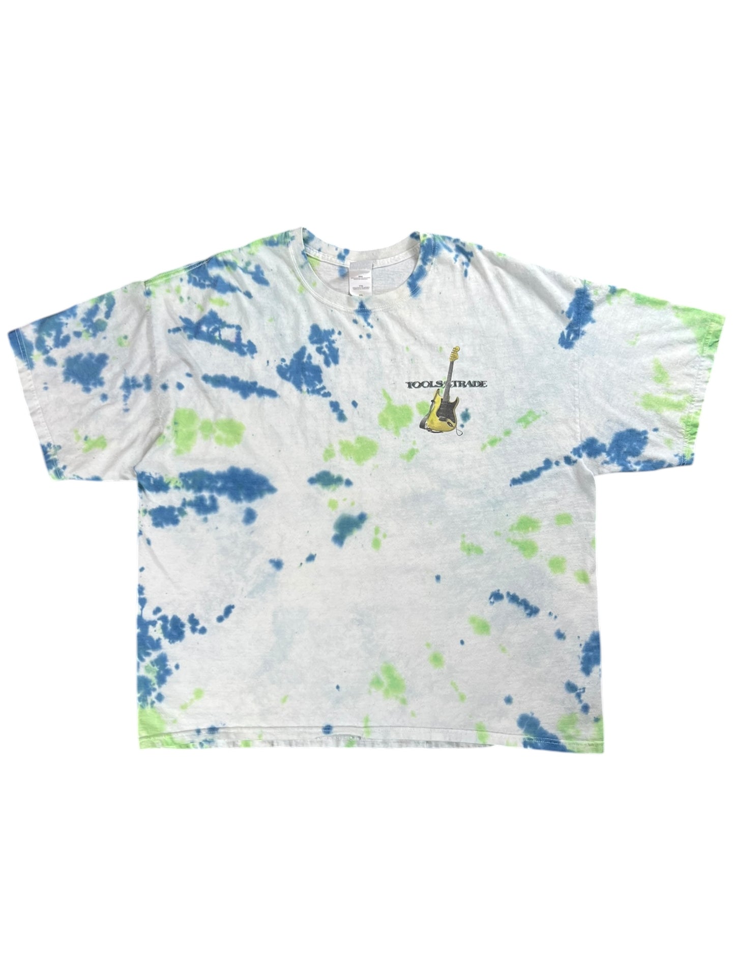 Vintage Y2K Tools of the Trade Guitars tie dye tee (XXL)