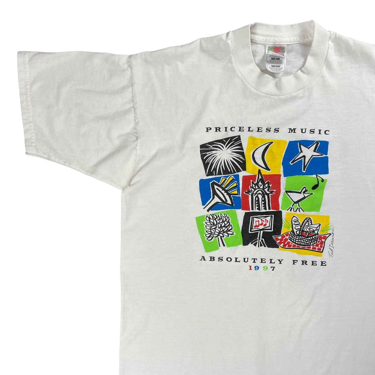 Vintage 1997 New York Philharmonic Concerts in the Park tee (L)