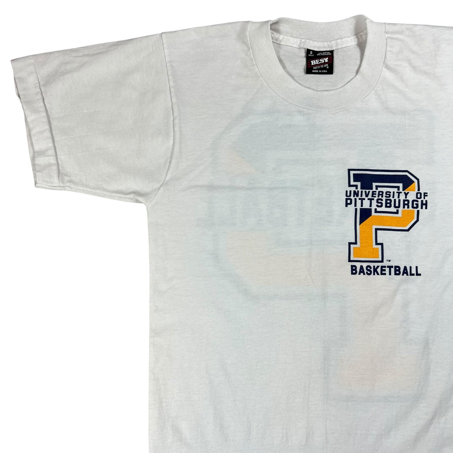 Vintage 90s Pitt Panthers Basketball University of Pittsburgh tee (S)
