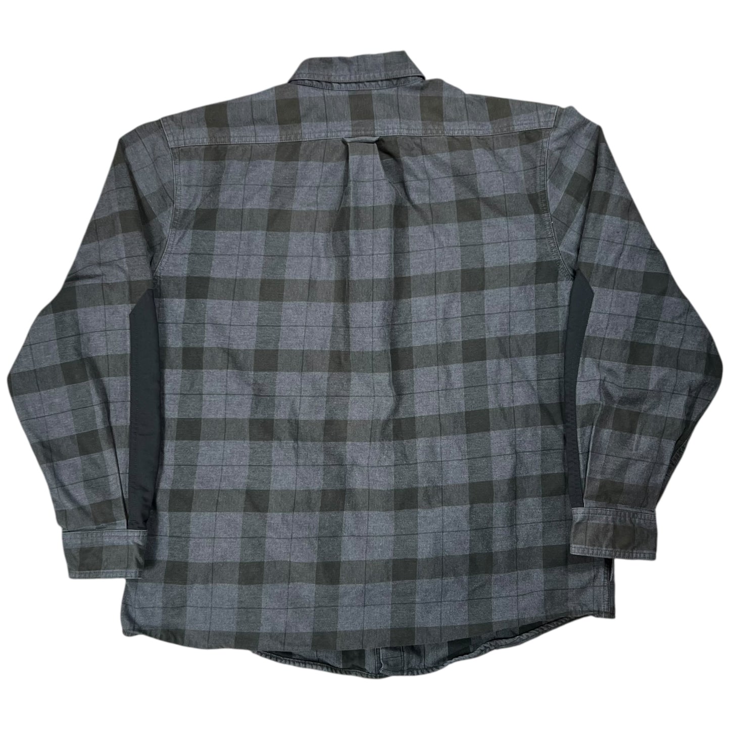 C.C. Filson Co Weather Work Jac-shirt heather gray black button up shirt (XL)