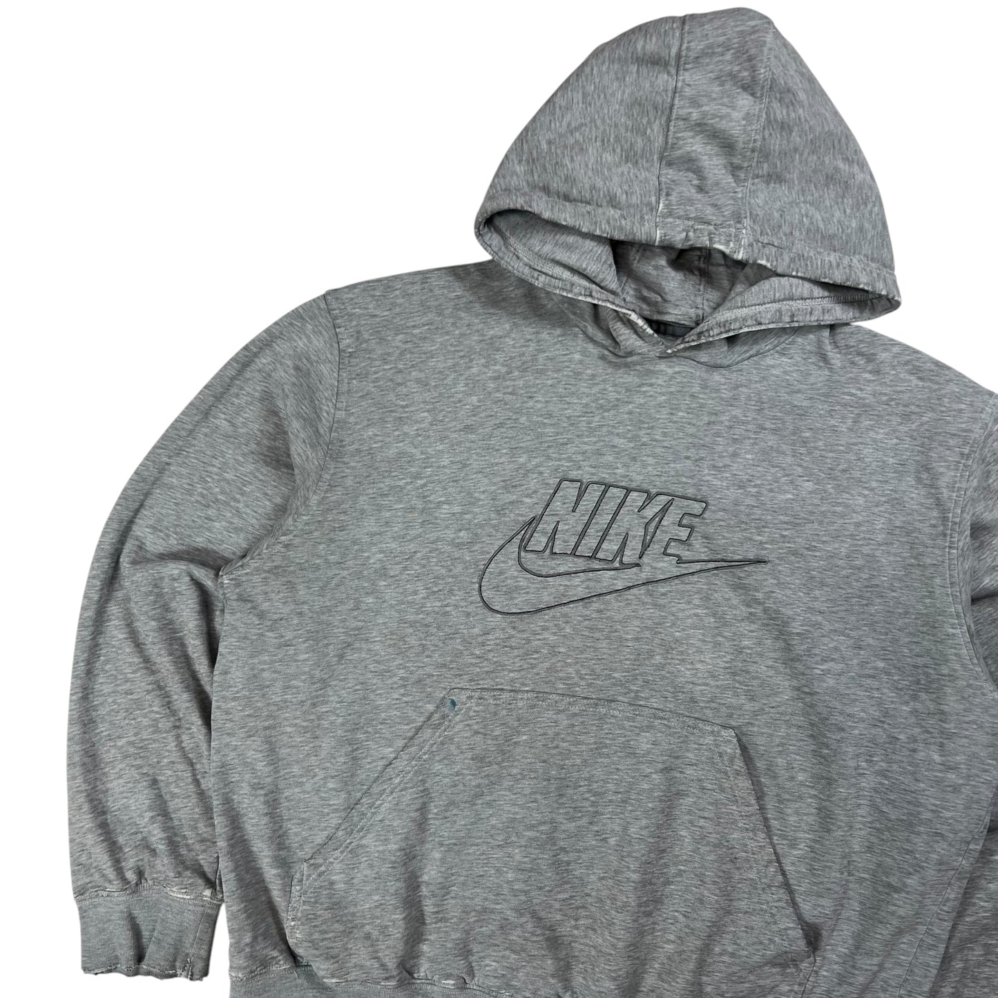 Vintage Y2K Nike swoosh faded thin hoodie (L)