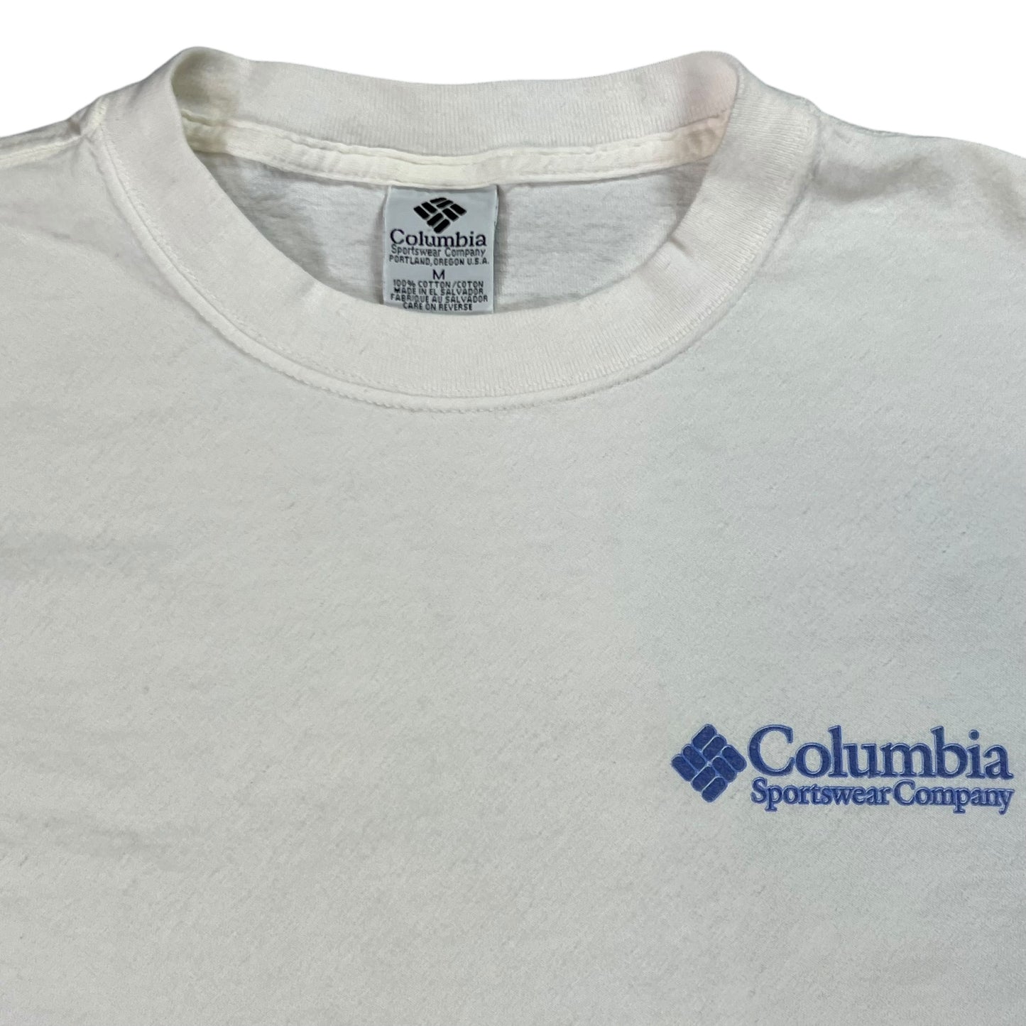 Vintage 90s Columbia Sportswear Company fishing tee (M)
