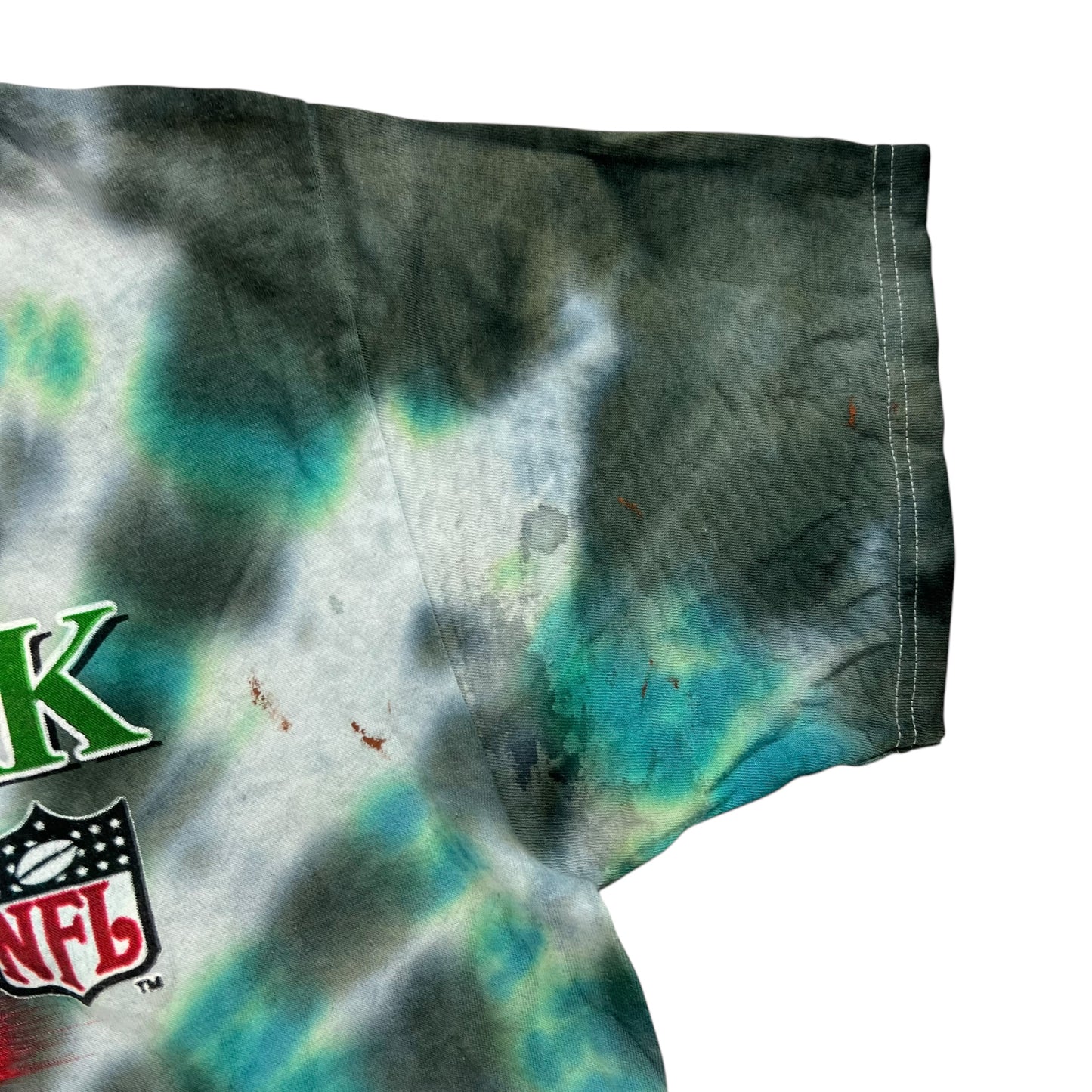 2008 New York Jets roster tie dye tee (XL)